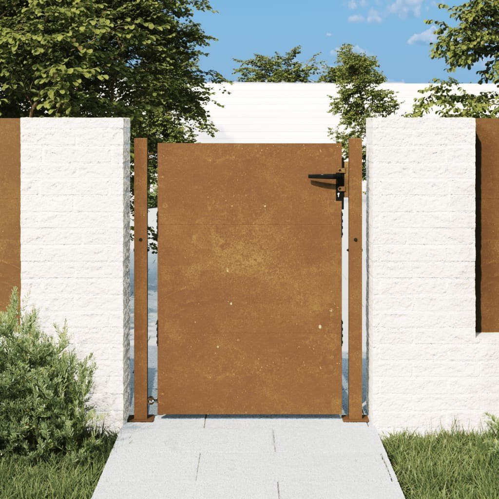 vidaXL Gartentor Gartentor 105x130 cm Cortenstahl