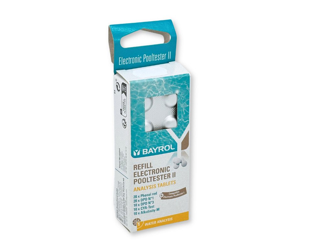 Bayrol Pooltester BAYROL Nachfüllpack (70 Tabletten) für Elektronischer Pooltester II