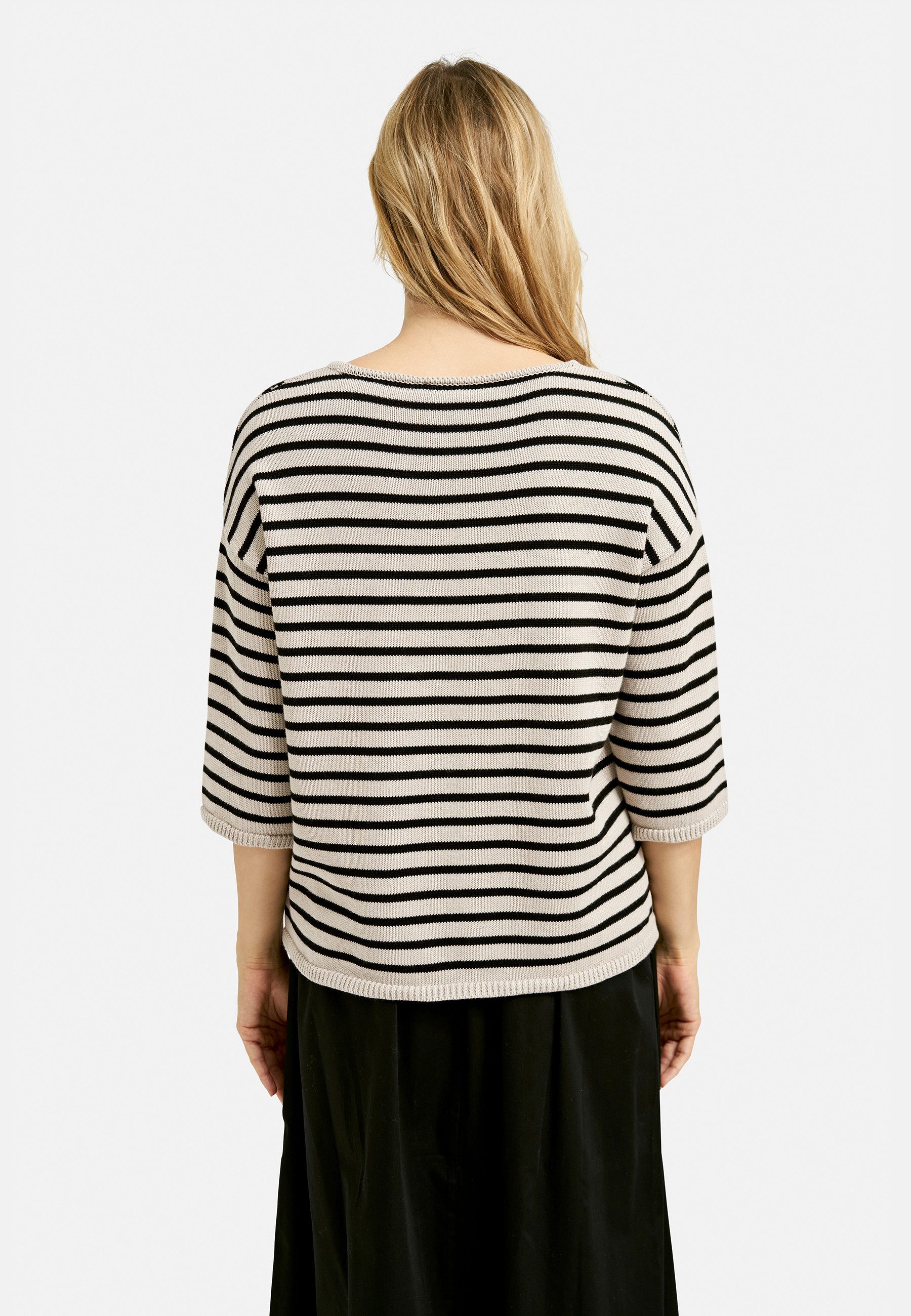 Milano Italy Rundhalspullover mit U-Boot-Ausschnitt