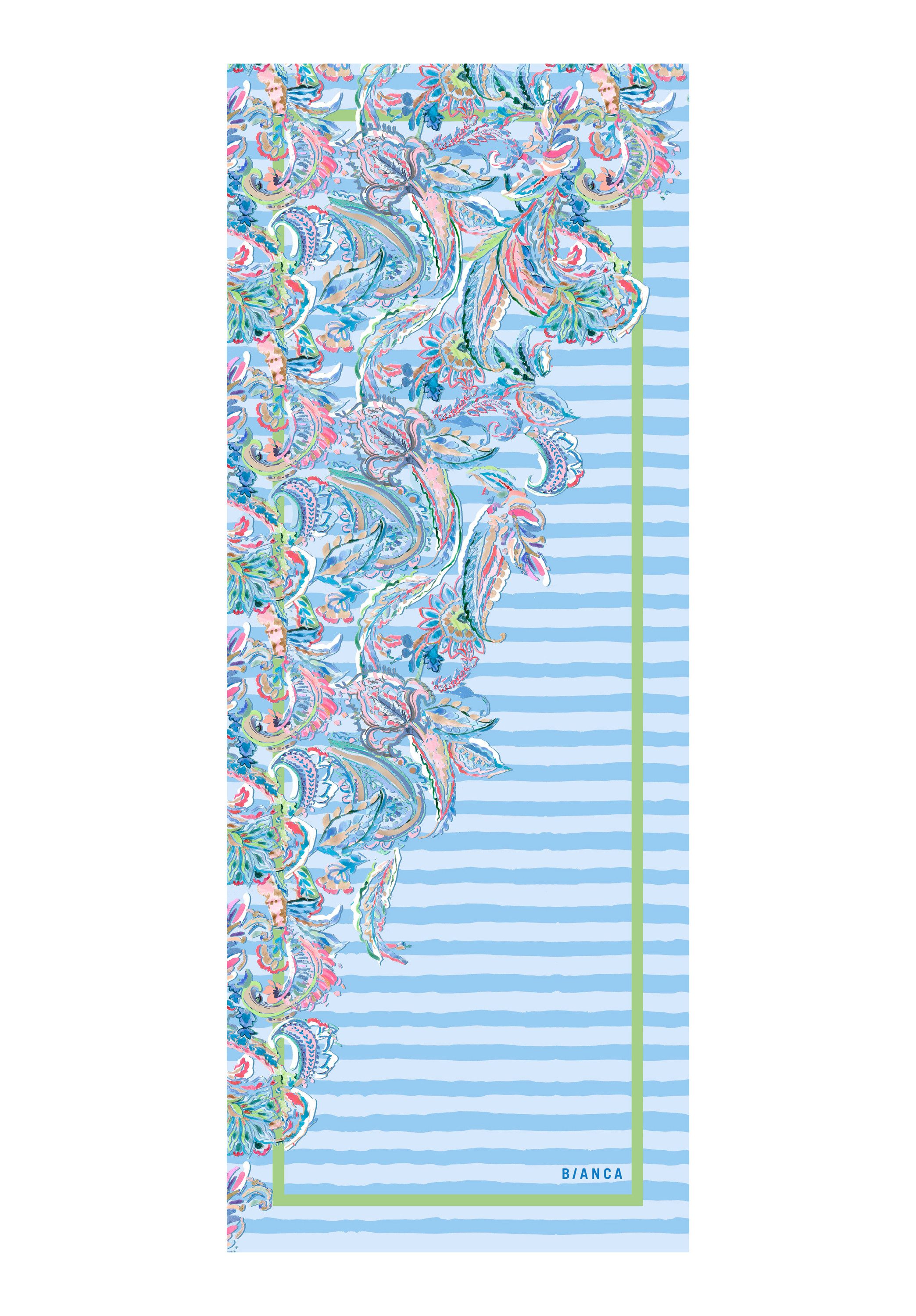 bianca Modetuch SILBA, mit Streifen und Paisley Muster günstig online kaufen