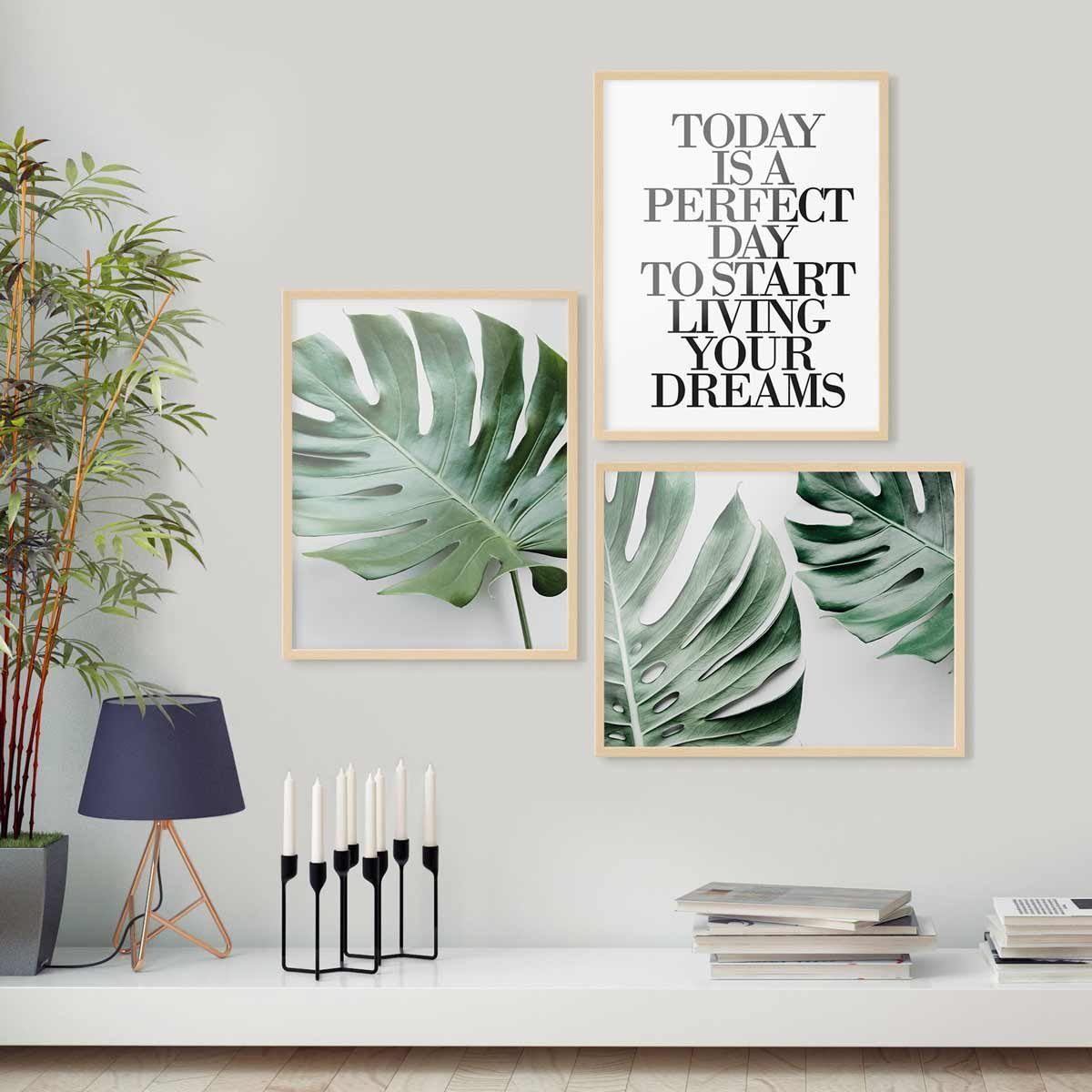 PHOTOLINI Bilderrahmen Poster-Einzelrahmen Modern Schmal günstig online kaufen