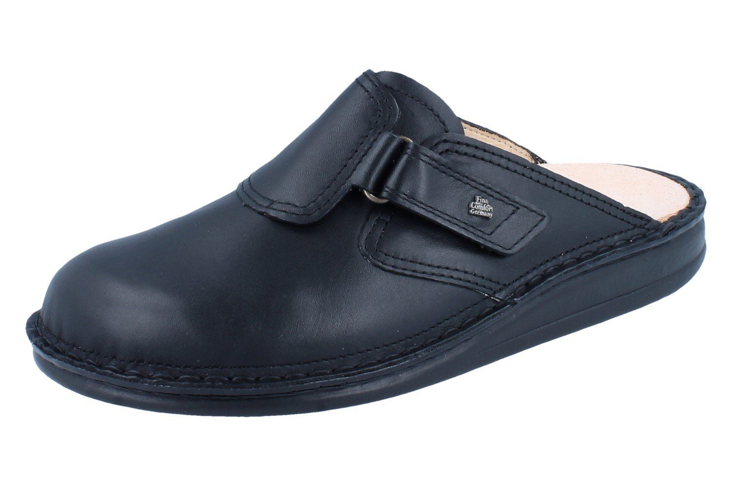 Finn Comfort Venedig, schwarz, Clog Wechselfußbett