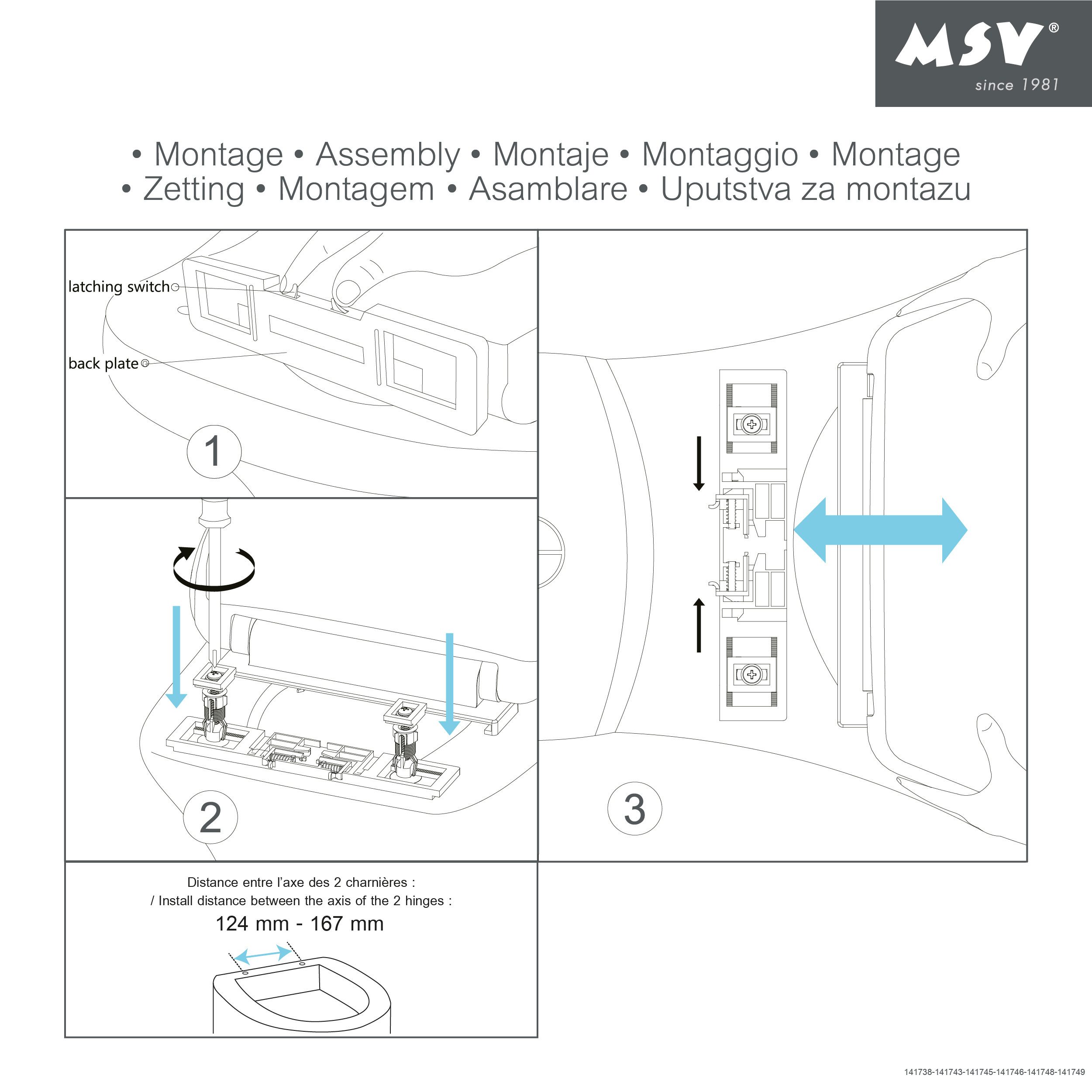 MSV WC-Sitz MSV Design WC Sitz abnehmbar, Absenkautomatik, Fast