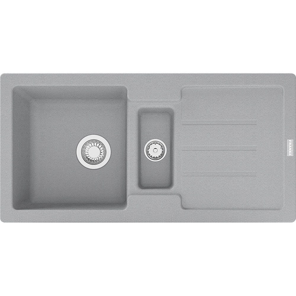Einbauspüle Smart Strata Einbauspüle STG 651-86 Steingrau Drehknopf ab 60cm