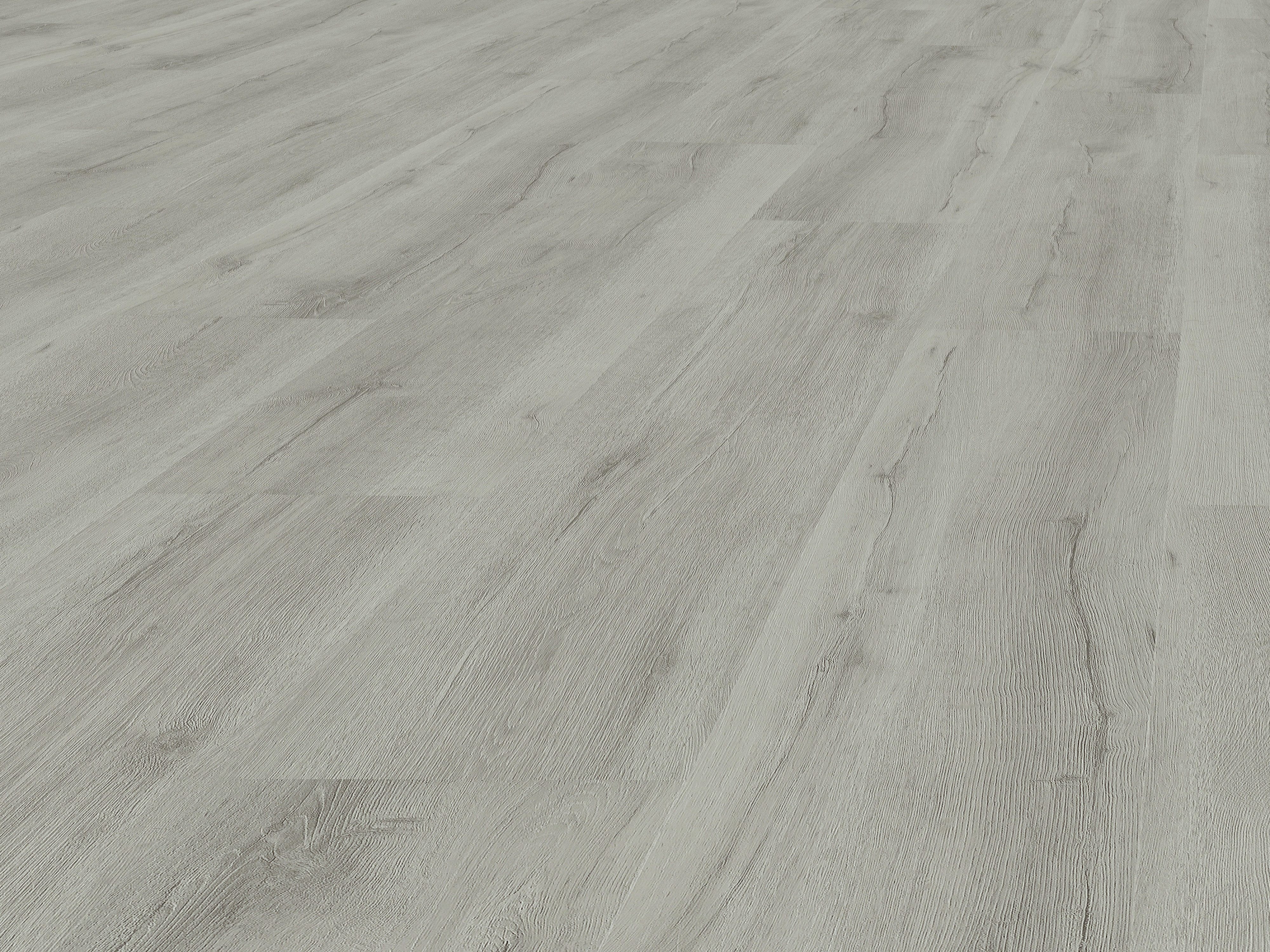 BASICfloor Vinylboden Vinylboden Eiche rustikal Weißgrau Landhausdiele