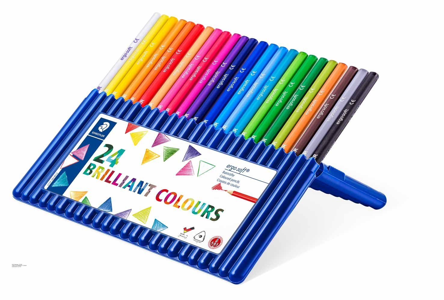 STAEDTLER Buntstift Farbstiftbox ergosoft 24-er