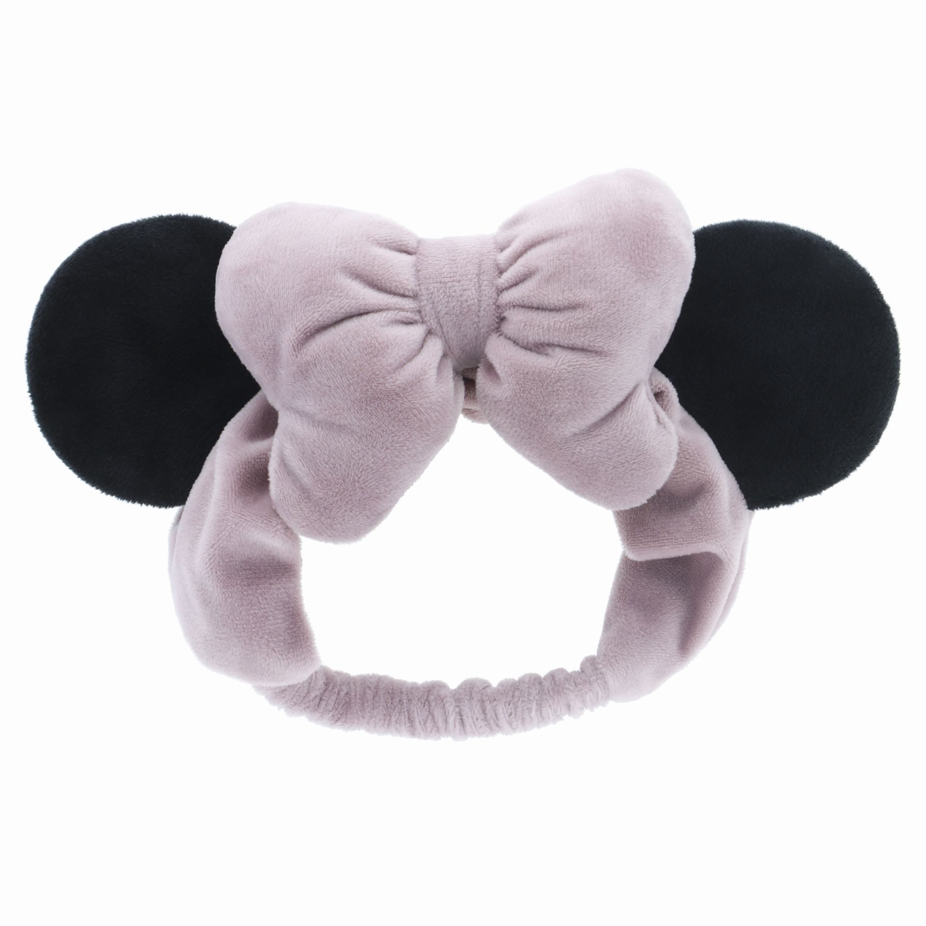 PARSA Beauty Turban Disney Minnie Mouse inspiriertes Kosmetikhaarband mit Ohren & Schleife