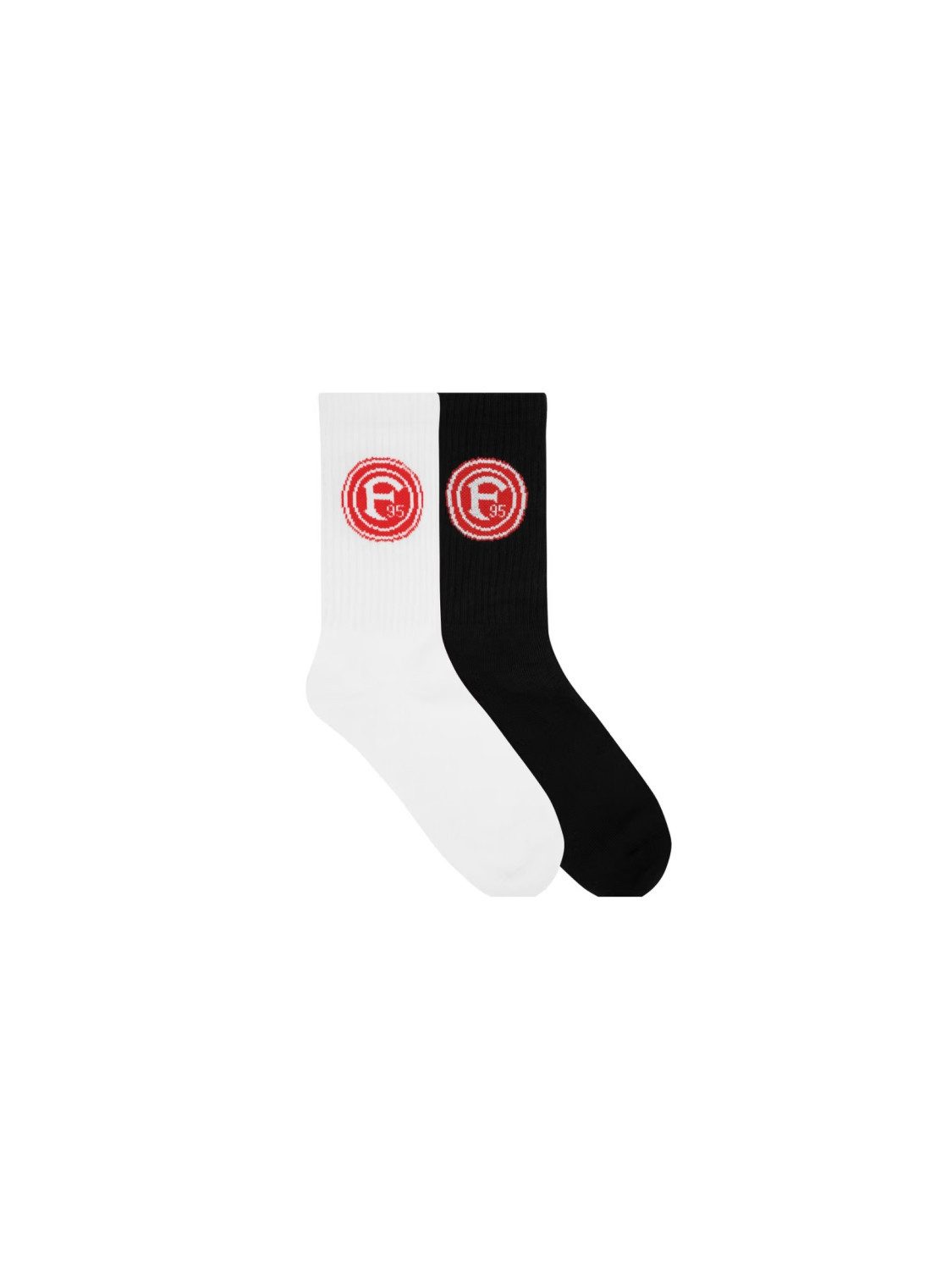 Fortuna Düsseldorf Socken Fortuna Düsseldorf Sneakersocken "Streifen"2er-Set