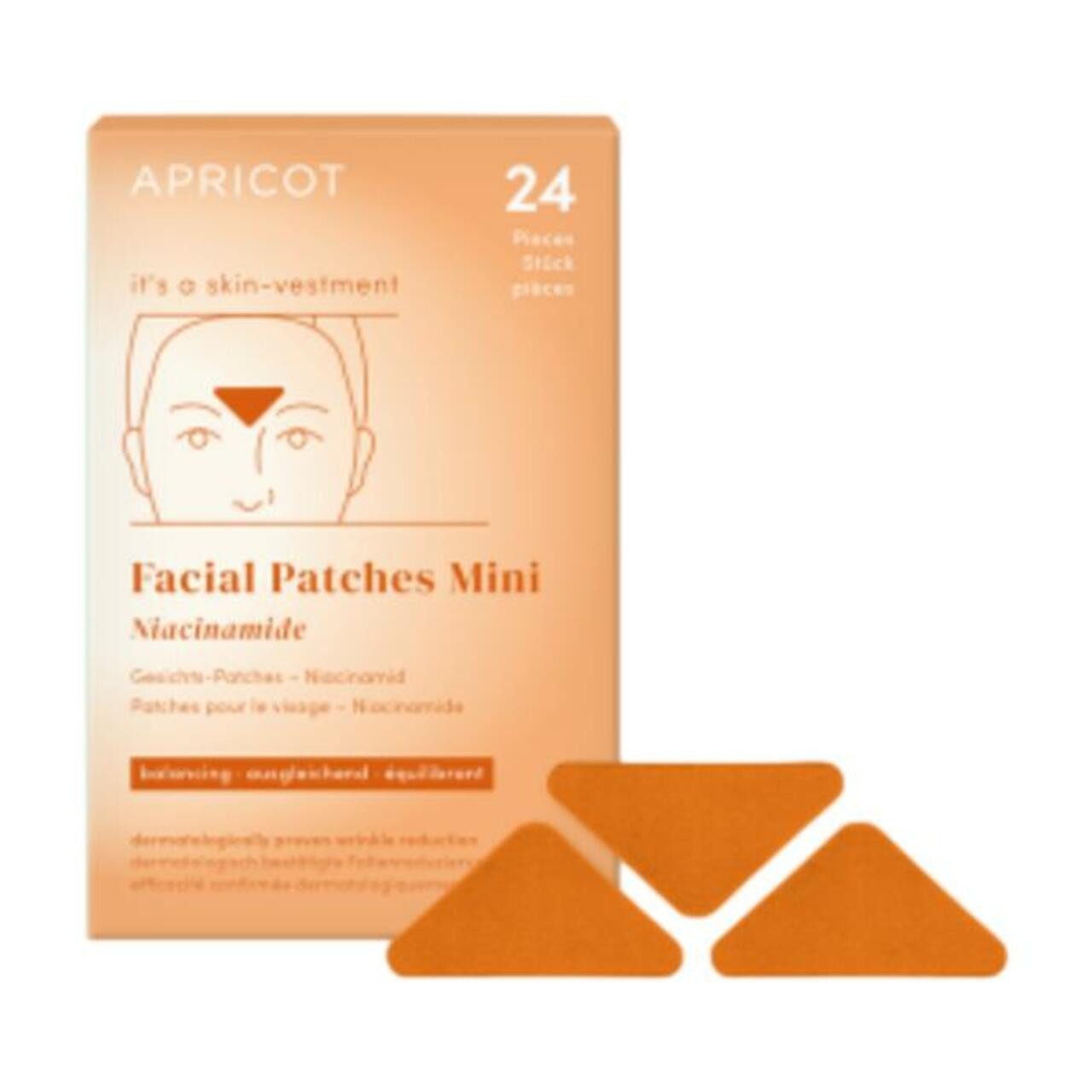 APRICOT Beauty Anti-Aging-Creme Mini Facial Patches Niacinamide, vegan