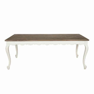 Mirabeau Esstisch Tisch Bellevue braun/weiß
