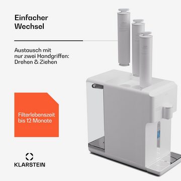 Klarstein Wasserfilter AquaLine CF Filter 2-in-1 Filtersystem, Zubehör für AquaLine CF, 2-in-1 Filtersystem Wasseraufbereitung Carbon-Filter