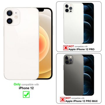 Cadorabo Handyhülle Apple iPhone 12 Apple iPhone 12, Flexible Case Handy Schutzhülle - Hülle - Back Cover 360° Grad