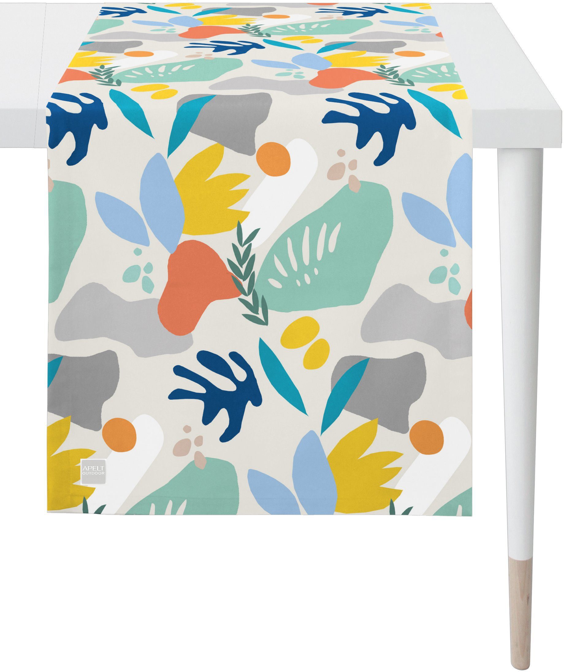 APELT Tischläufer 3979 Outdoor, Sommerdeko, Sommer (1-tlg), Digitaldruck, mit Fleckschutz
