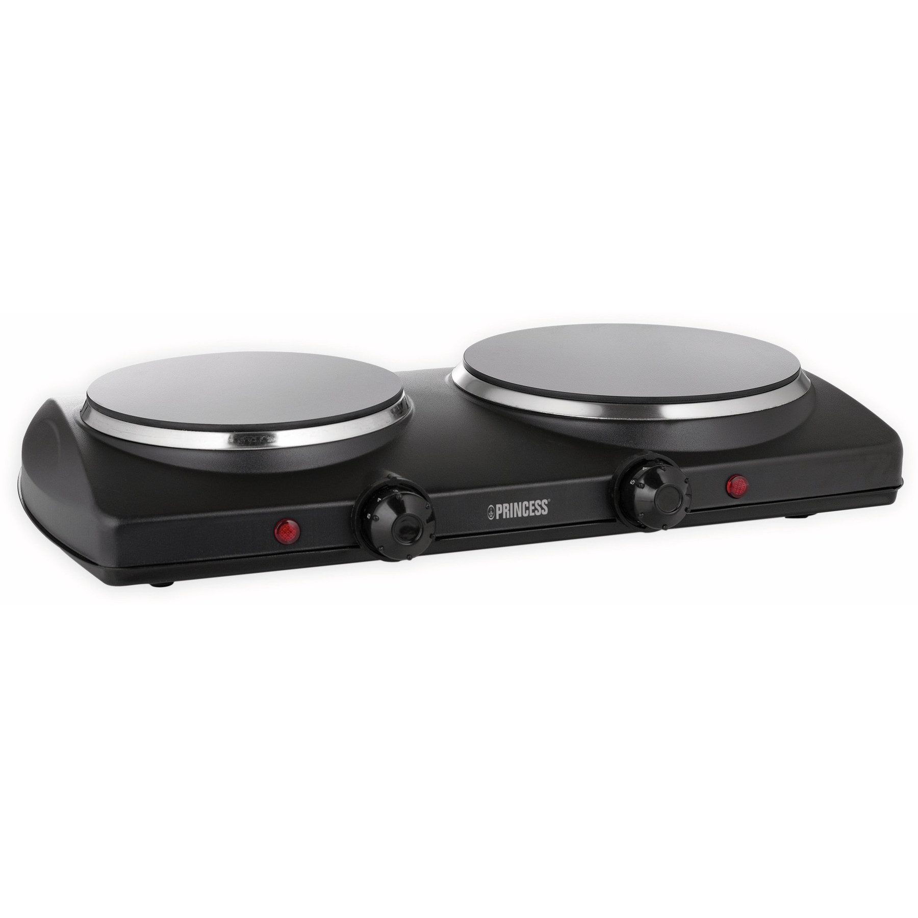 PRINCESS Doppelkochplatte PRINCESS Doppelkochplatte 303021, schwarz, 2000 W