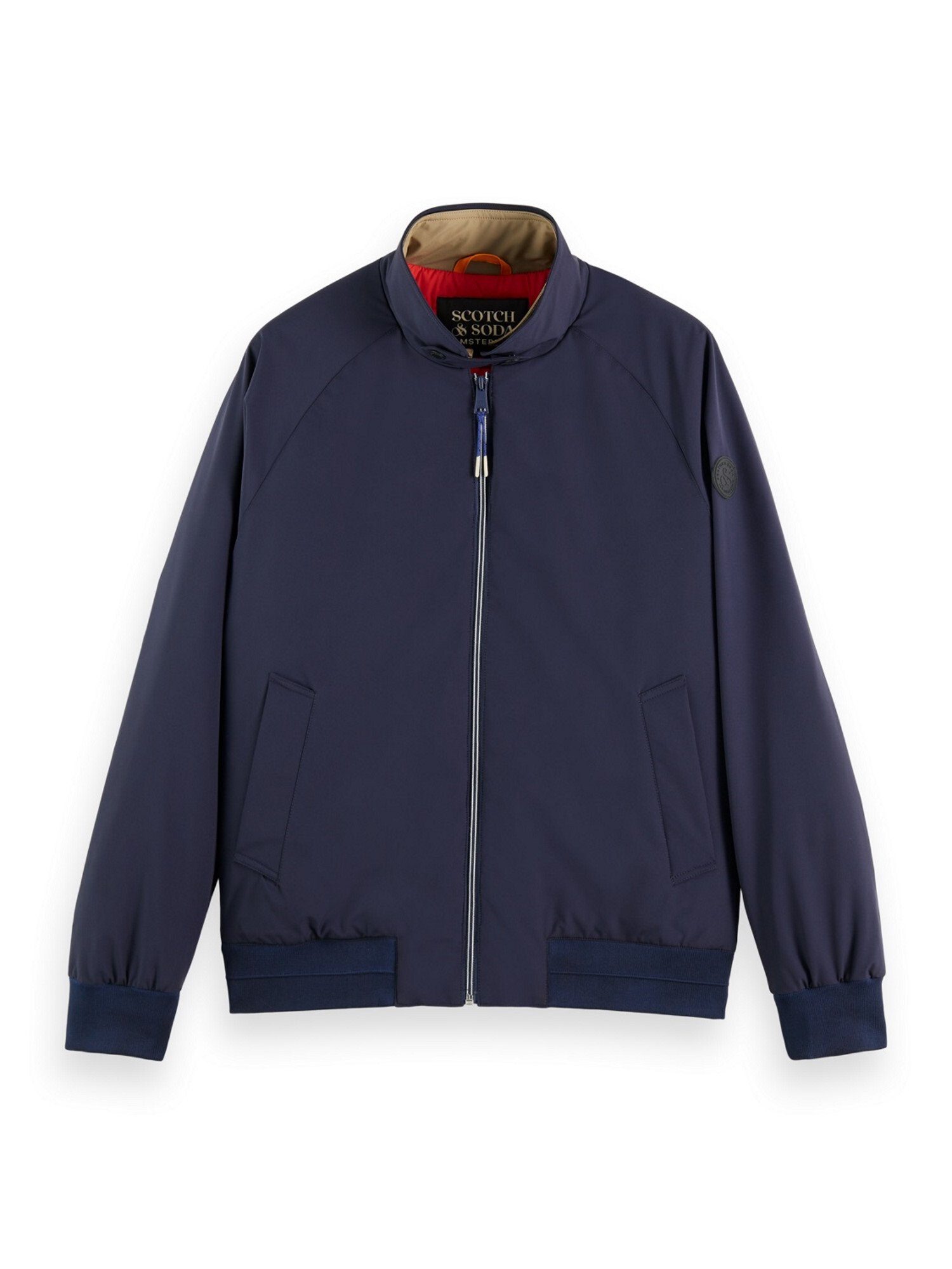 Scotch & Blouson dunkelblau Soda Kapuze ohne Harrington Jacke