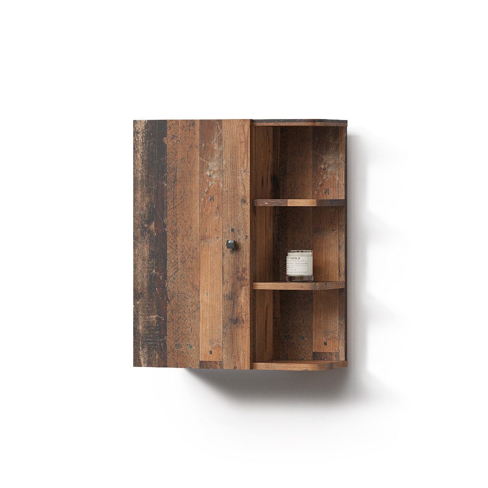 Livinity® Hängeschrank Fucino, Eiche rustikal/Braun, 47.2 x 59.2 cm (1-St)