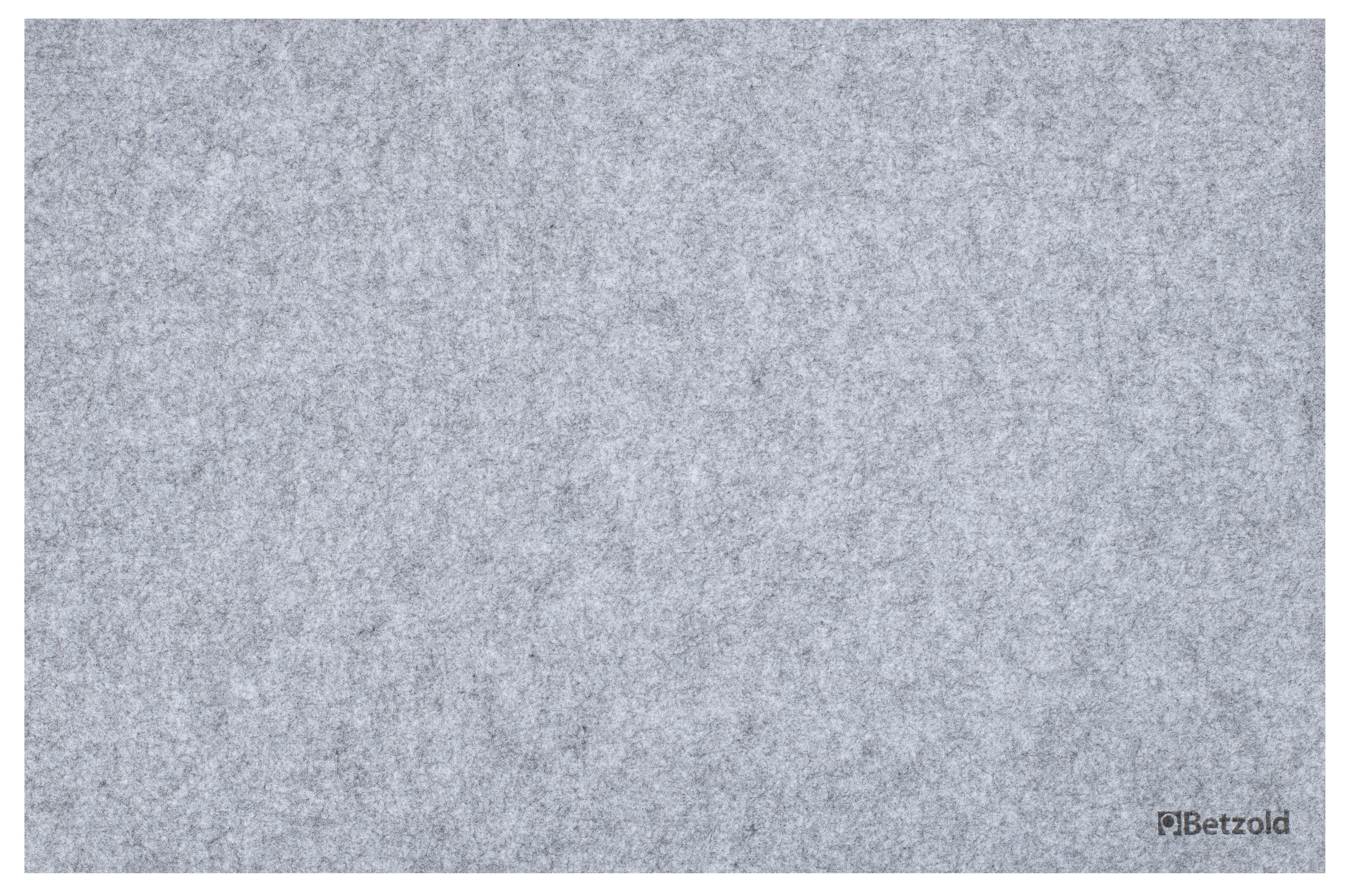 Betzold Schreibtischunterlage Filzauflage – Regal- und Tischschutz geräuscharme Schutzauflage