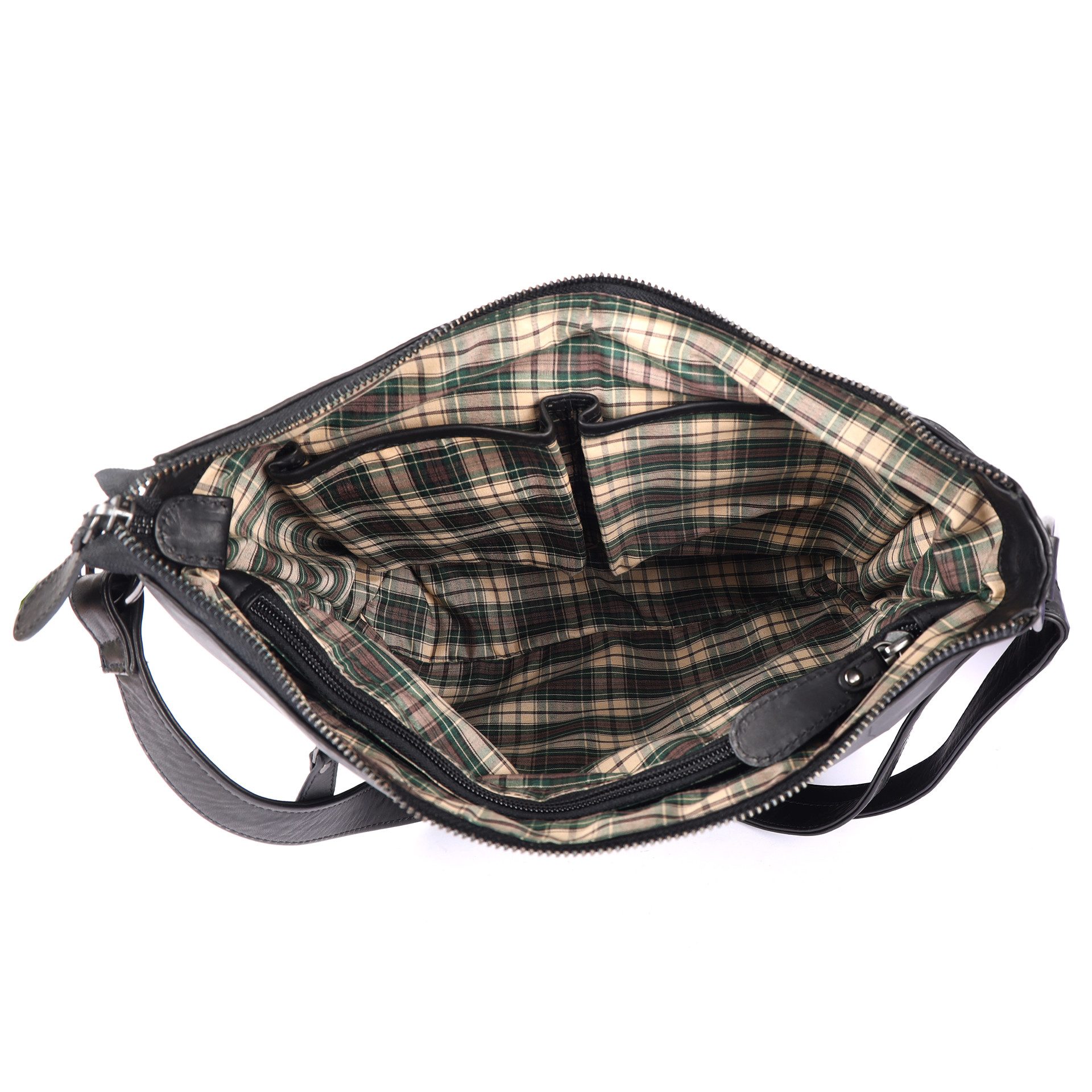 Benthill Handtasche Damen Echt Leder Umhängetasche Vintage Bag Shopper Schultertasche, Schultergurt / Umhängegurt Reißverschlussfach