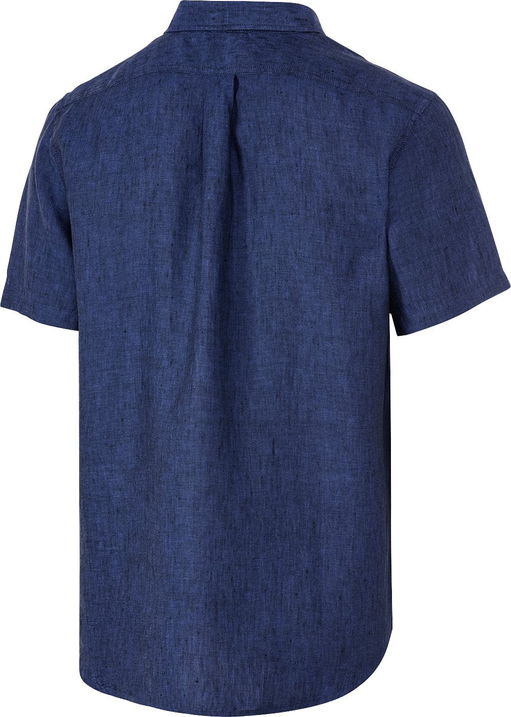 Polo Sylt Kurzarmhemd kurzarm aus reinem Naturmaterial in edler Melé-Optik