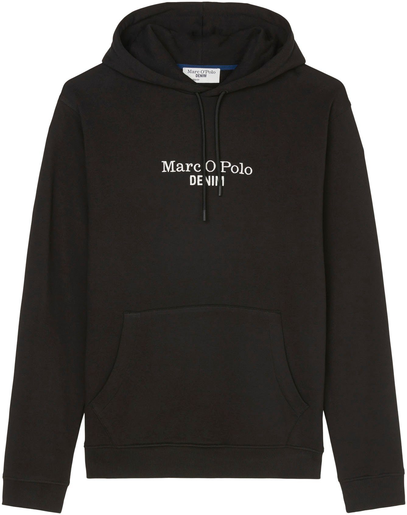 DENIM O'Polo Hoodie black Marc