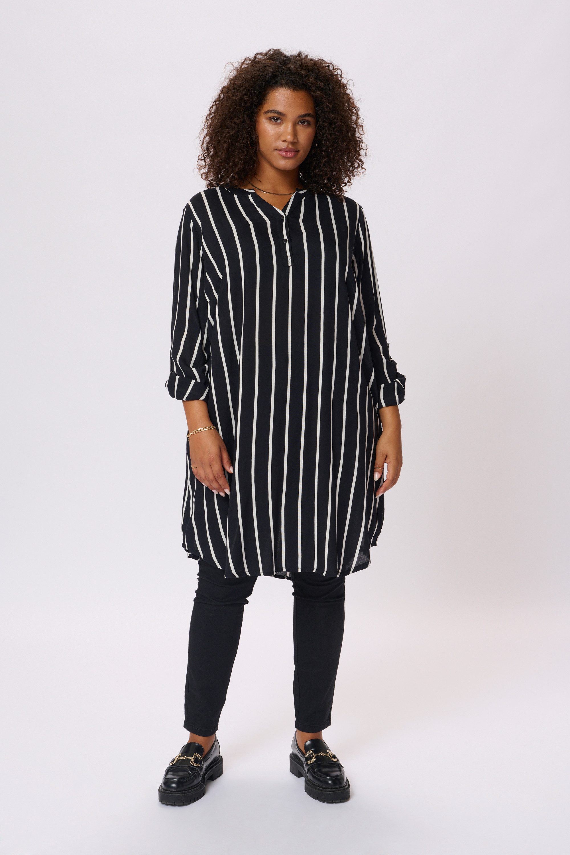KAFFE Curve Blusenkleid Kleid KCmilana Große Größen – Bild 5 von 5
