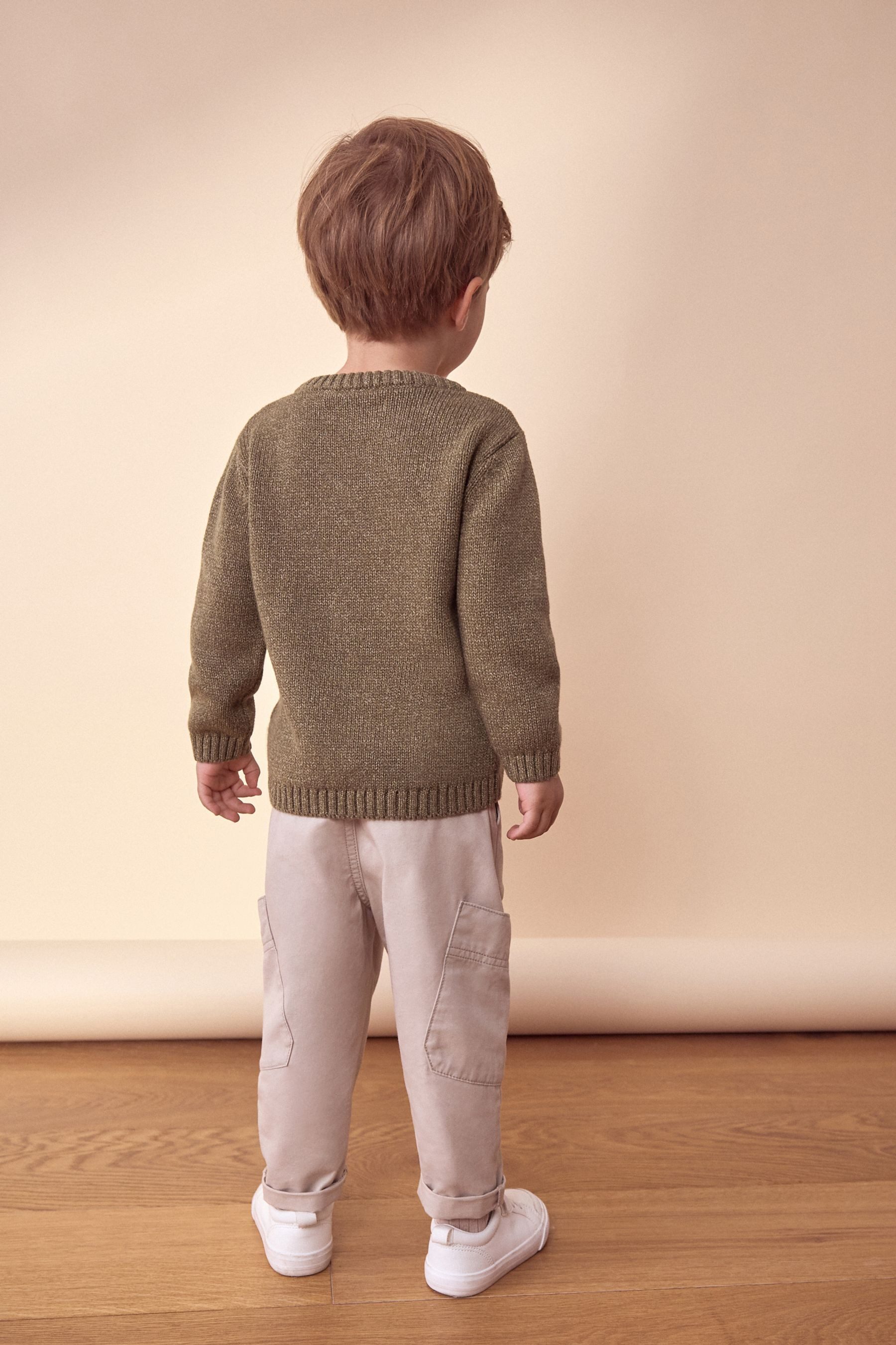 Next Rundhalspullover Strickpullover mit Rundhalsausschnitt (1-tlg)