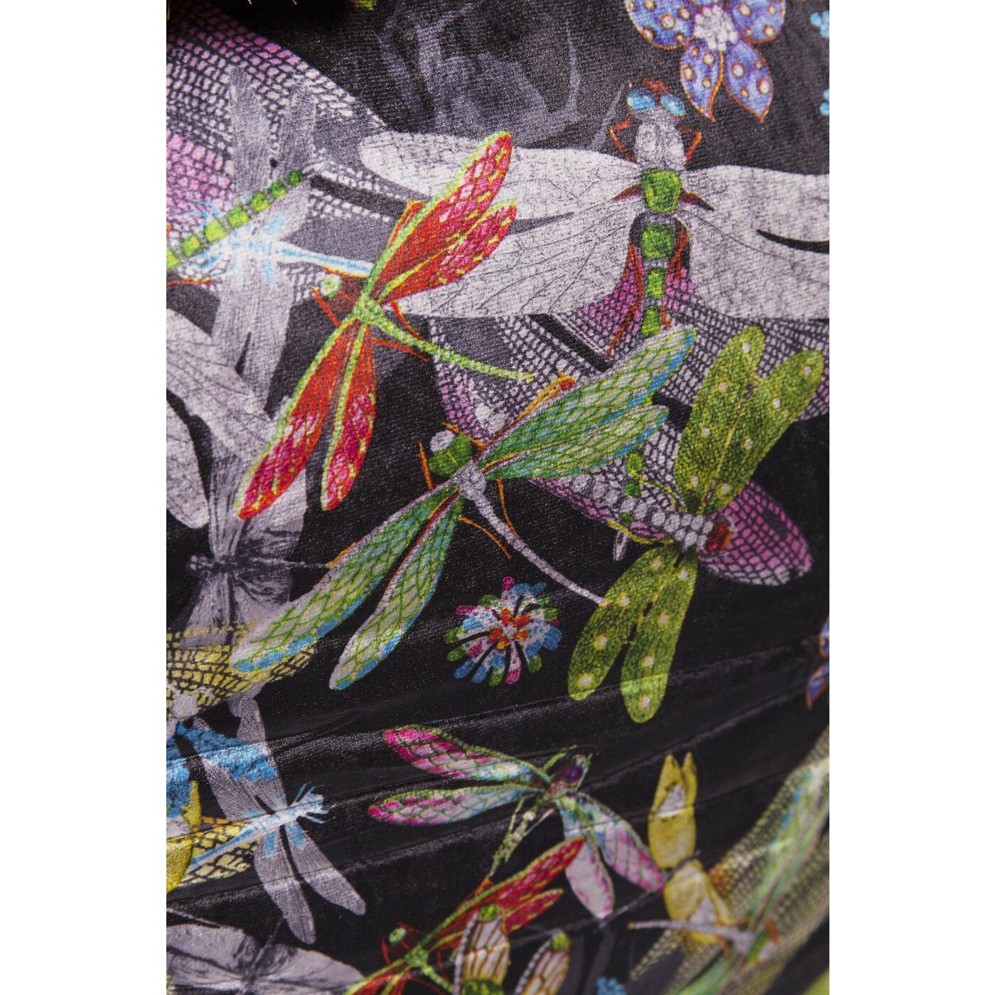 Kare Design Dekokissen Tropical Garden Fringe, Kissenhülle mit Füllung, 45x45 cm
