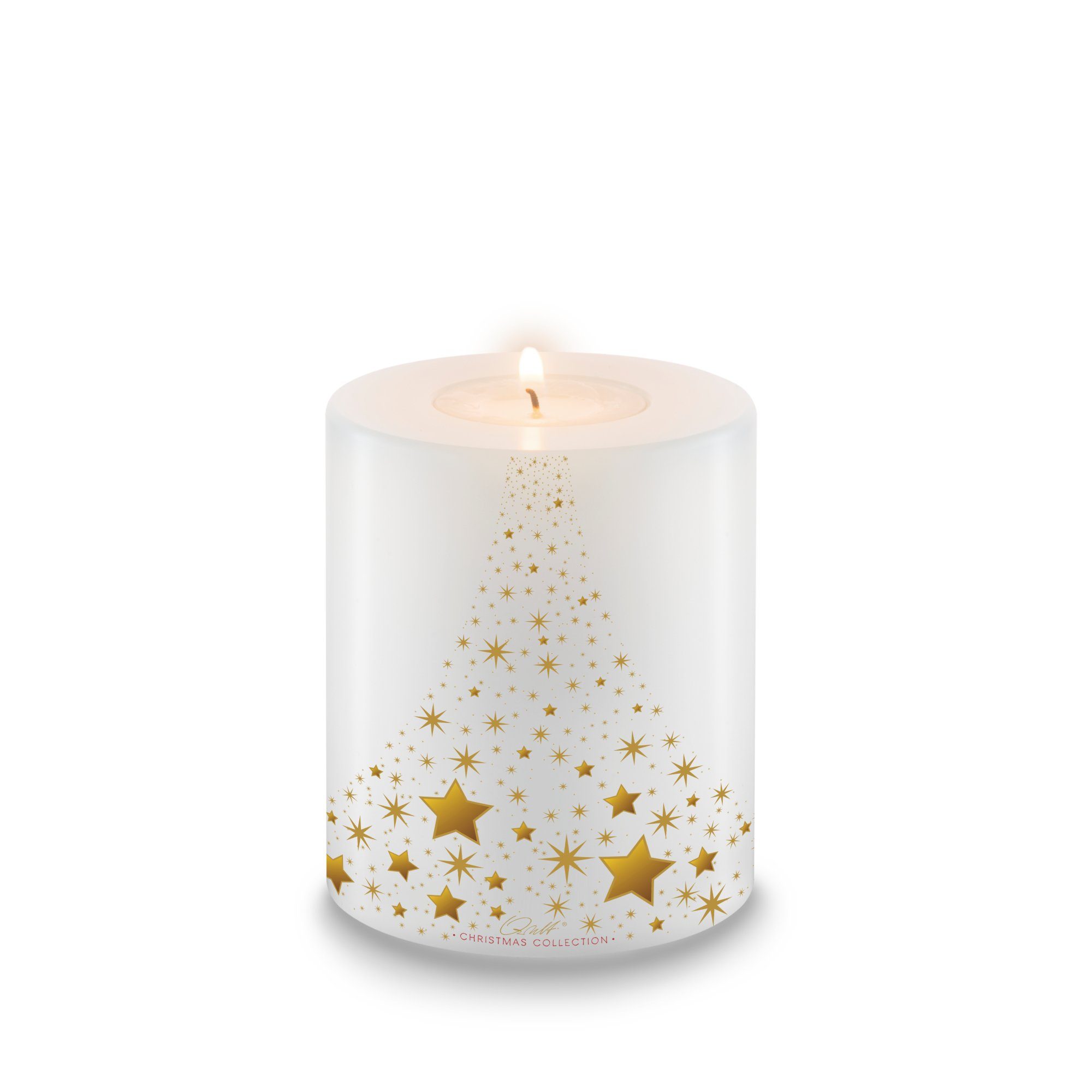 Qult Teelichthalter FARLUCE Trend 8 / 9 "Starry river" gold