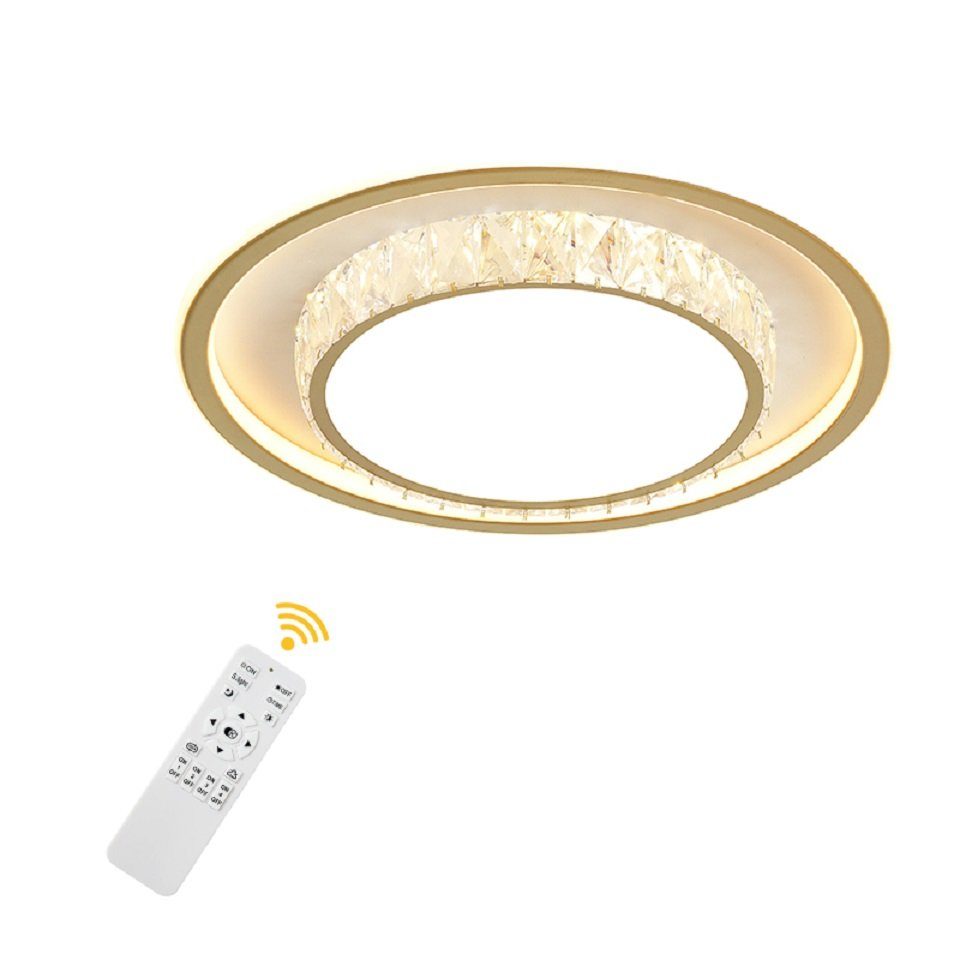 Daskoo Deckenleuchte Dimmbar Wohnzimmer Deckenlampe Fernbedienung günstig online kaufen