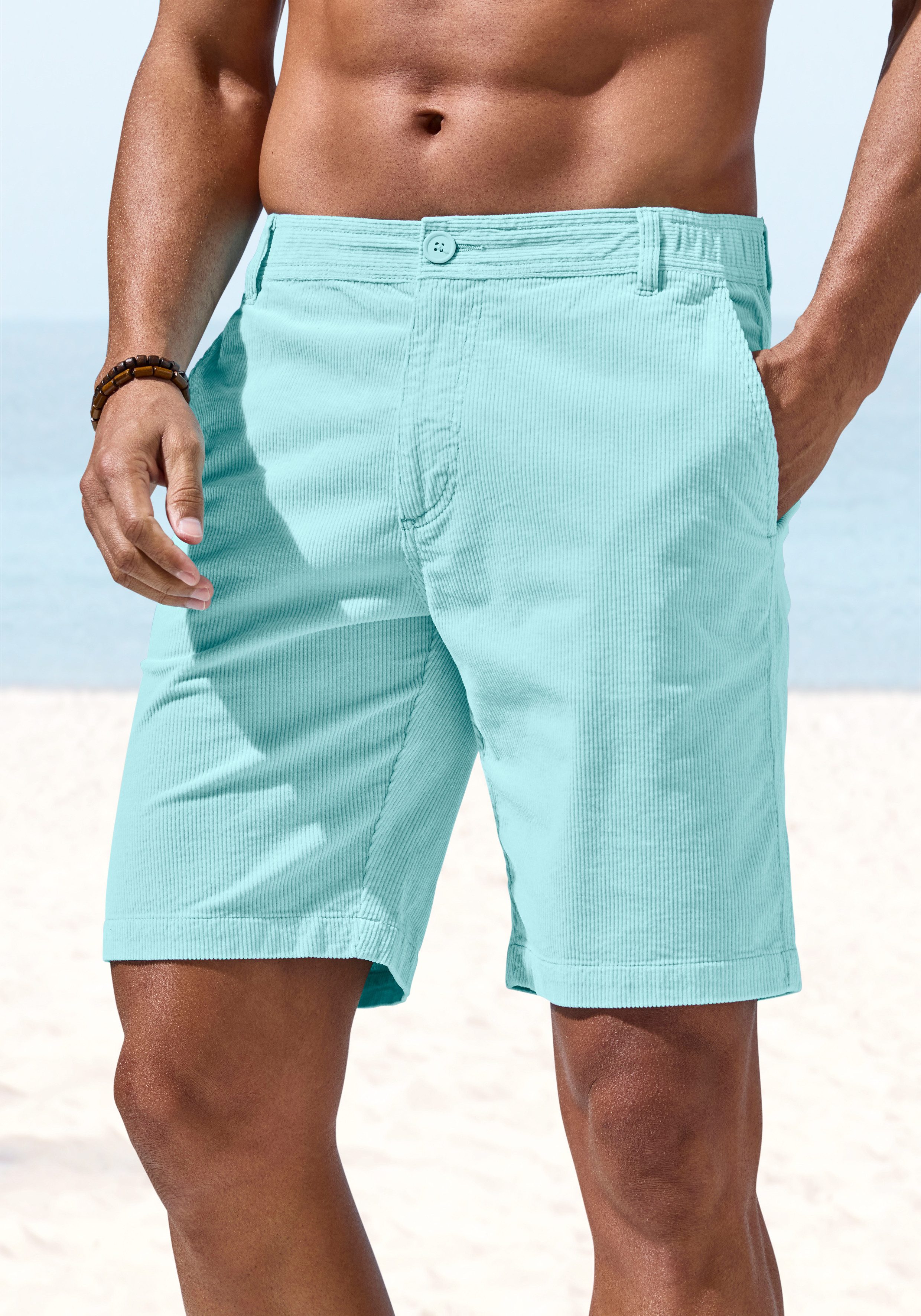 H.I.S Shorts sommerliche Bermuda, Cordhose