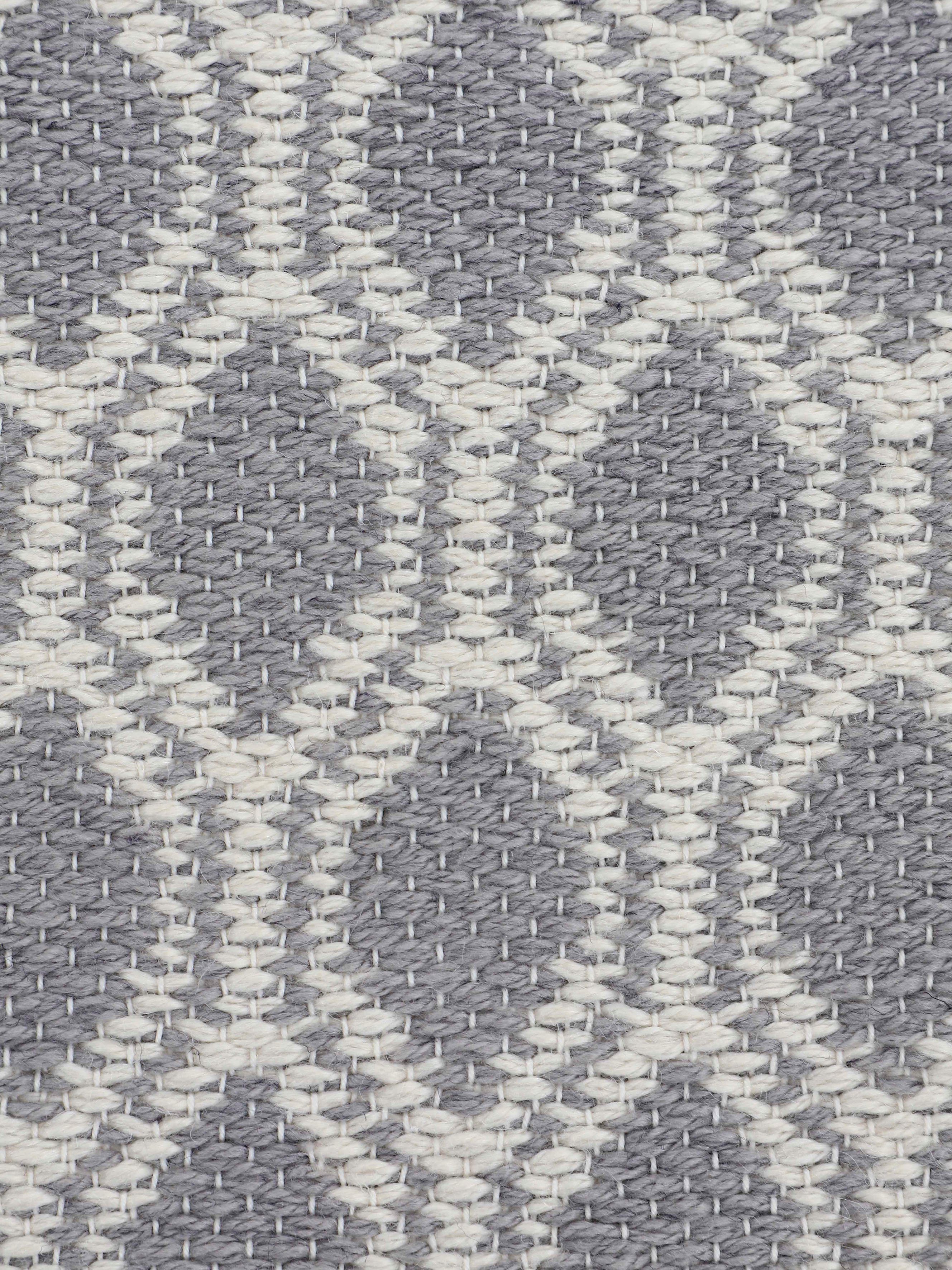 Teppich Frida 204, carpetfine, rechteckig, Flachgewebe, Wendeteppich, mm, Sisal Höhe: (PET), 7 recyceltem Optik Material grau 100