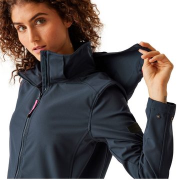 Regatta Softshelljacke Carisbrooke Softshelljacke Damen Wasserabweisend länger geschnitten