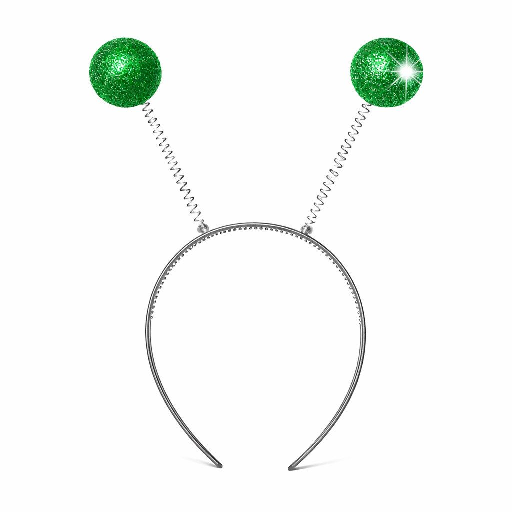 TK Gruppe Kostüm Haarreif Schmetterling Bommel Wackel Alien Fühler Fasching & Karneval