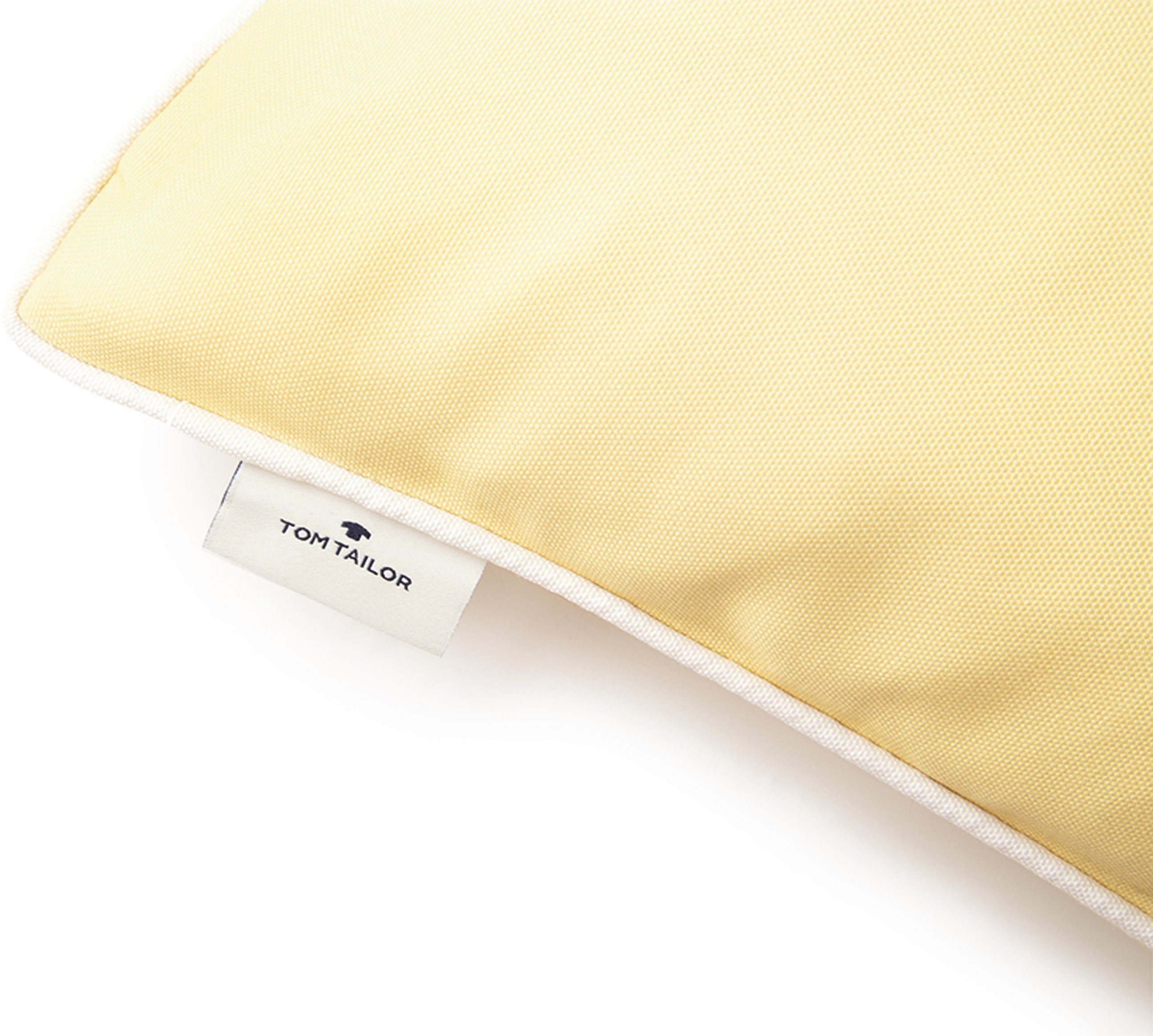 TOM TAILOR HOME Dekokissen Dove Signature, mit Paspel, Kissenhülle ohne Füllung, 1 Stück – Bild 4 von 5