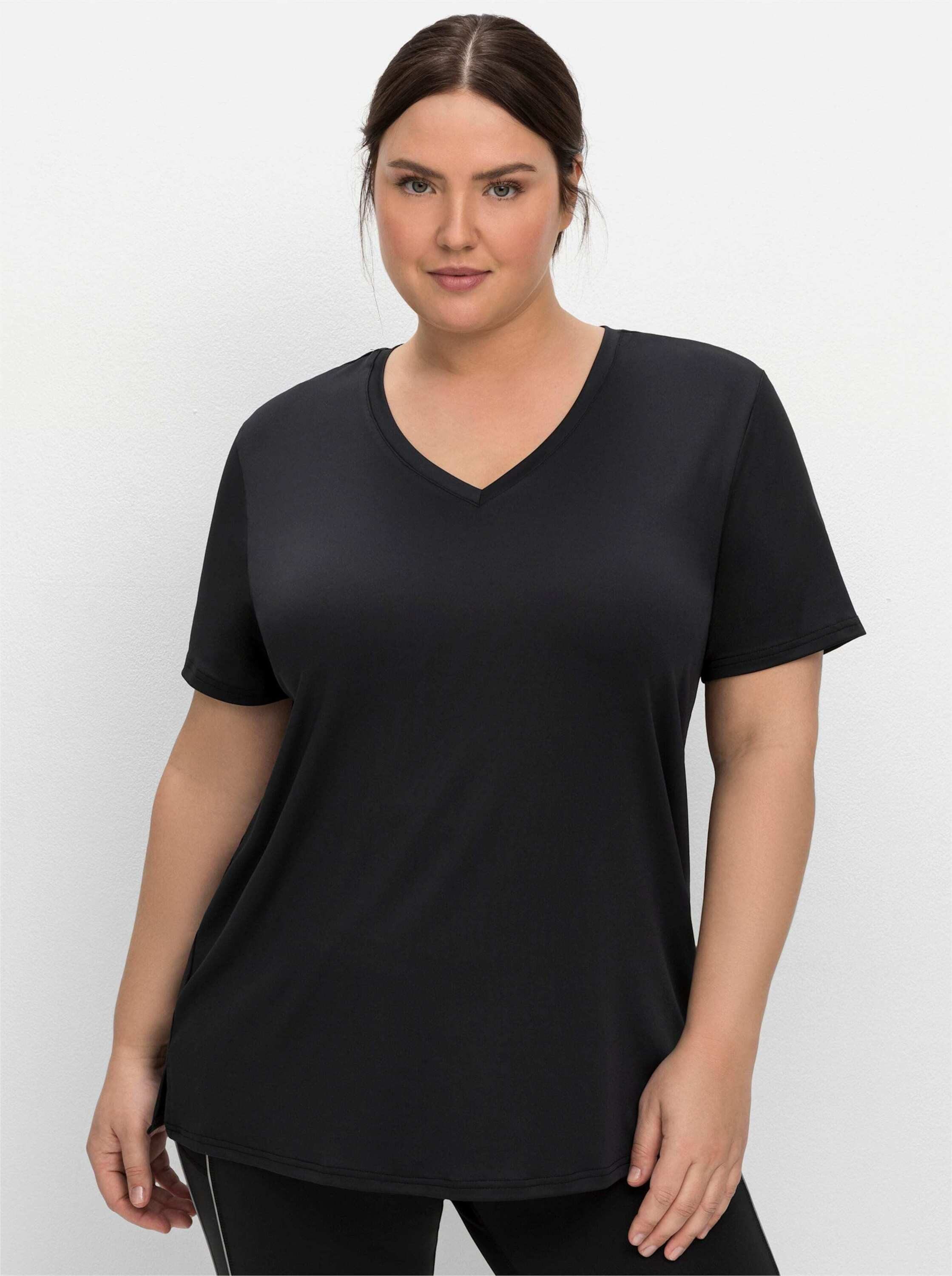 Sheego Trainingsshirt Funktionsshirt Kurzarm günstig online kaufen