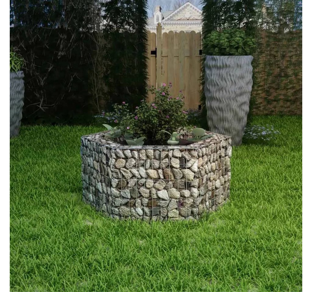 Thumbnail - vidaXL Hochbeet, Sechseckiges Gabionen-Hochbeet 100×90×50 cm