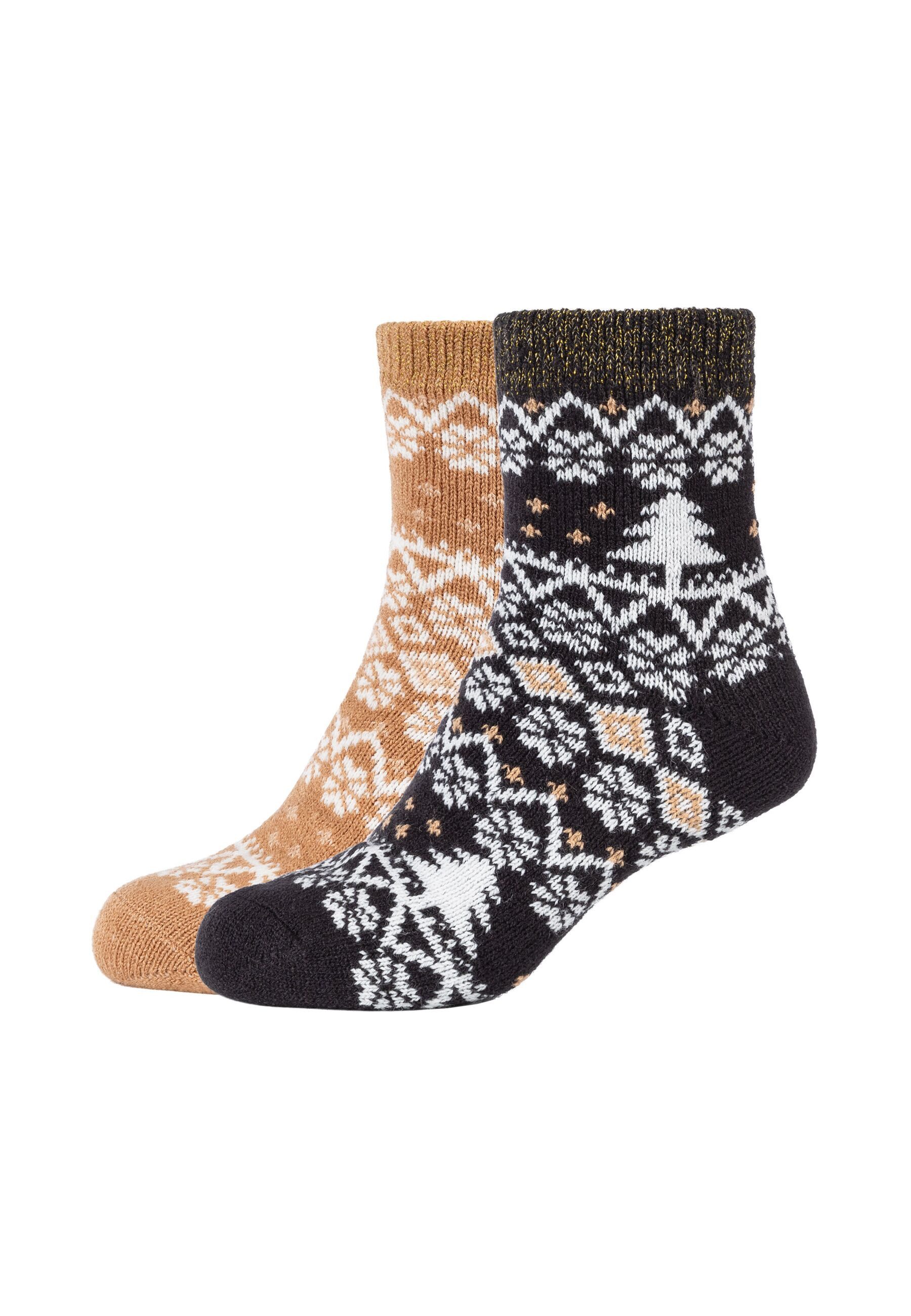 Kurzsocken cosy norwegian winter 2er Pack