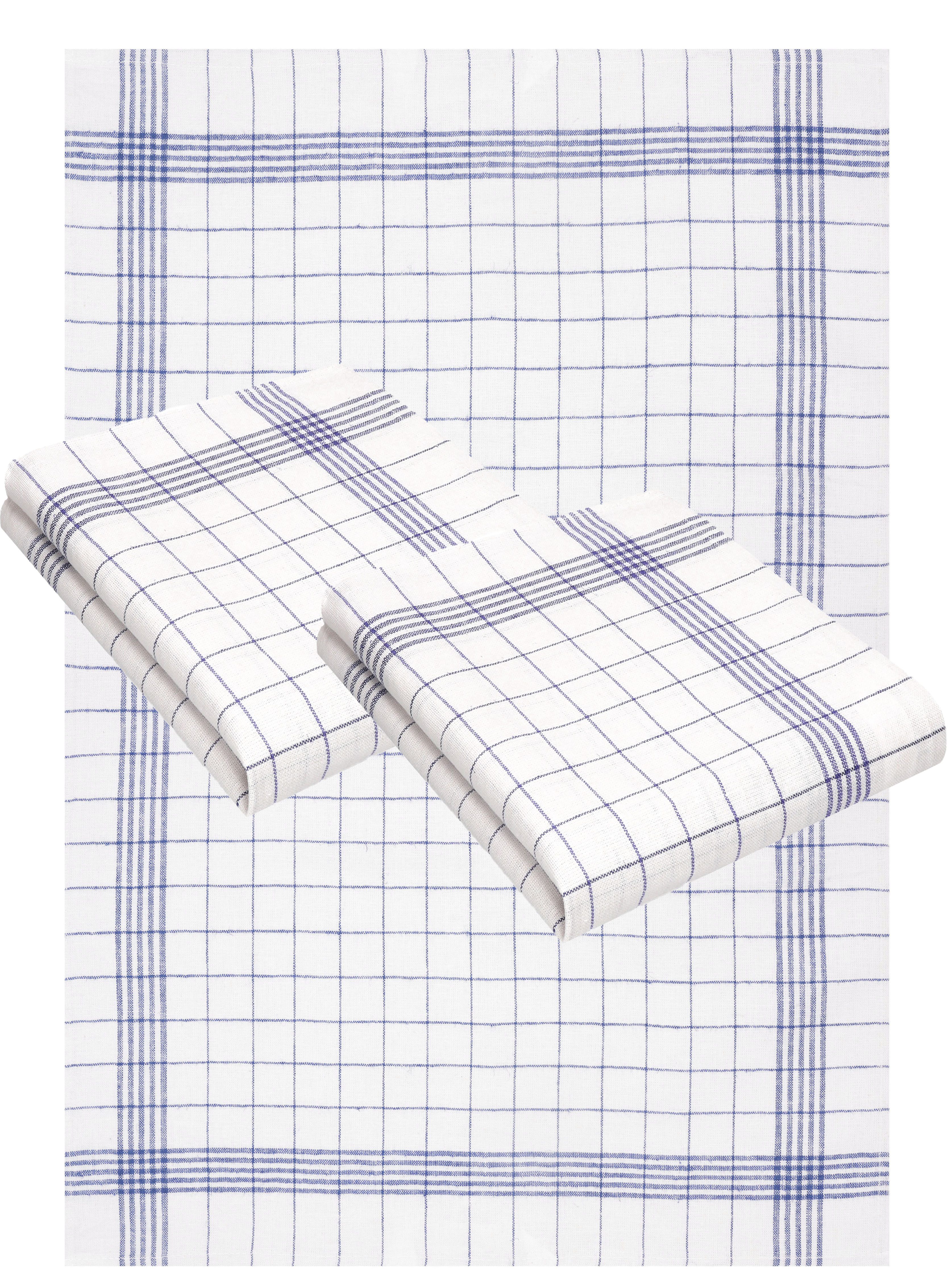 Geschirrtuch 3er Set 50 x 68 cm Halbleinen Geschirrtücher MCT-12 HL