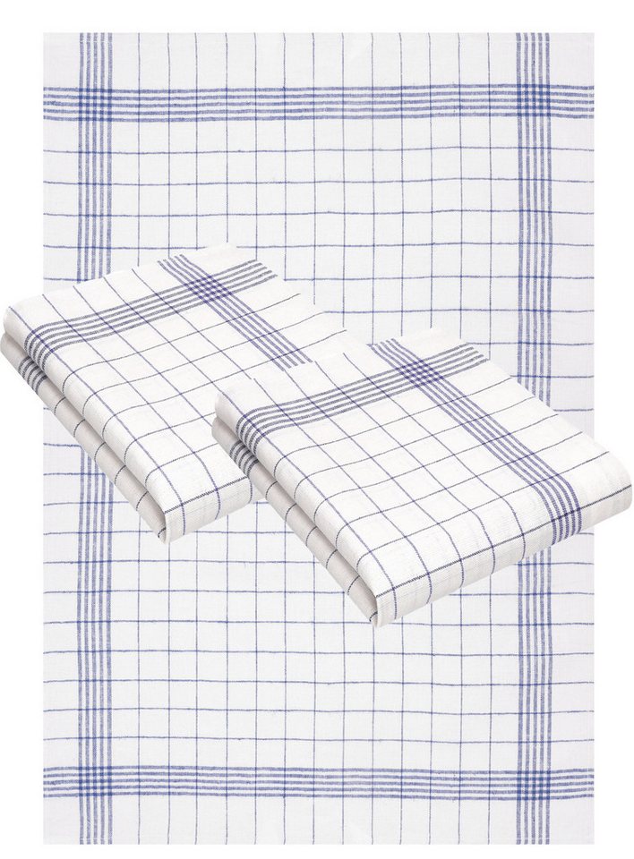 Betz Geschirrtuch 3er Set 50 x 68 cm Halbleinen Geschirrtücher MCT-12 HL, (3 er Set, 3-tlg., 3 Geschirrtücher 50x68 cm), Geschirrhandtuch Gläsertuch Jacquard Gläsertücher Küchentuch Handtuch