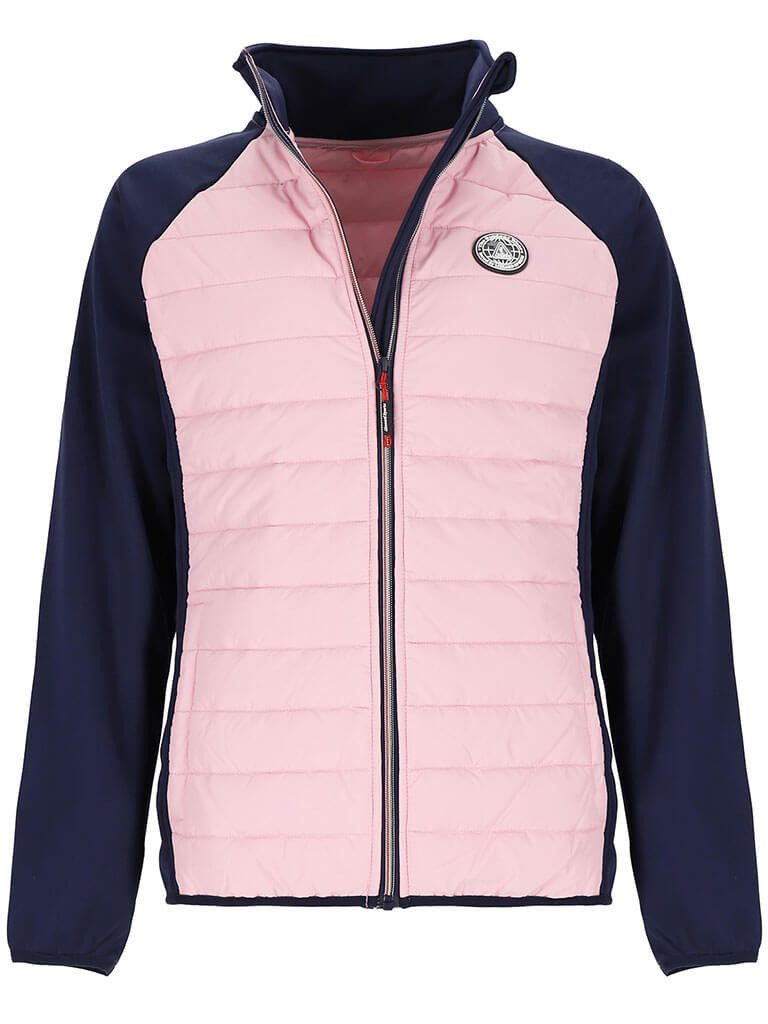 Lizzard Sports Sommerjacke SL905539 Damen Softshelljacke Hybridjacke mit Stehkragen - Zweifarbige Jacke