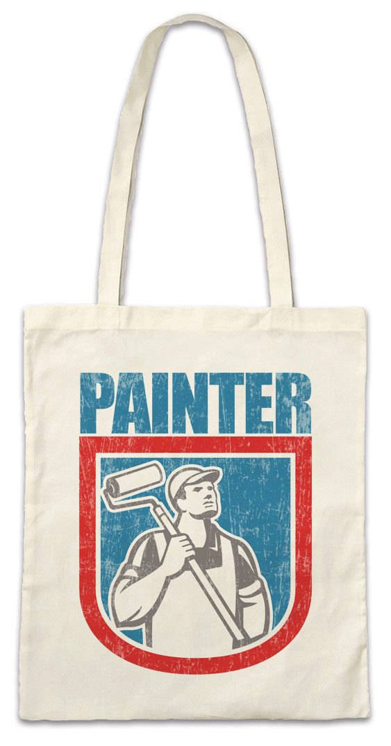 Beuteltasche Painter I Stofftasche Maler Artist Lackierer Handwerk Künstler