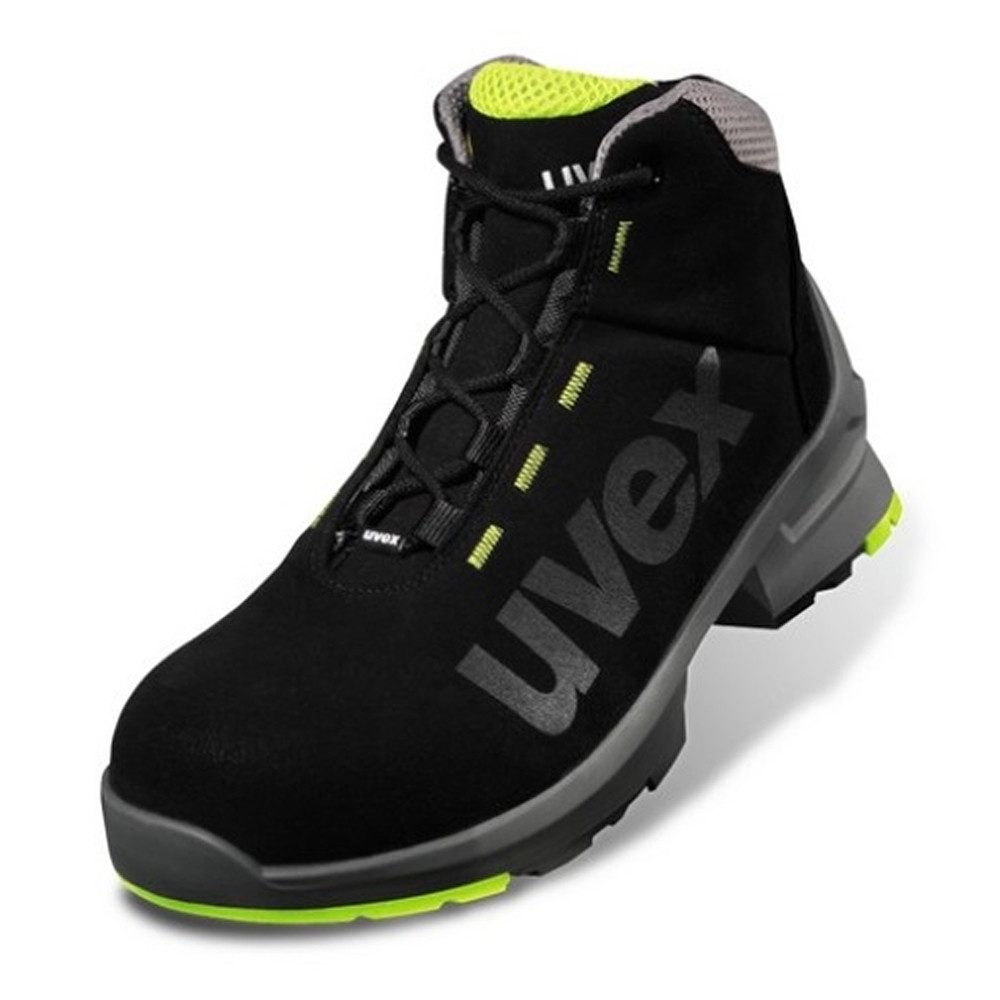 Uvex Uvex 8545943 1 Stiefel S2 85459 schwarz, gelb Weite 12 Größe 43 Stiefel