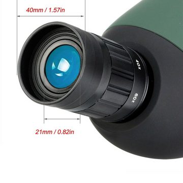 SVBONY SV403 20–60x60mm Spektiv+Tischstativ Spektiv (zum Bogenschießen geeignet und Beobachten)