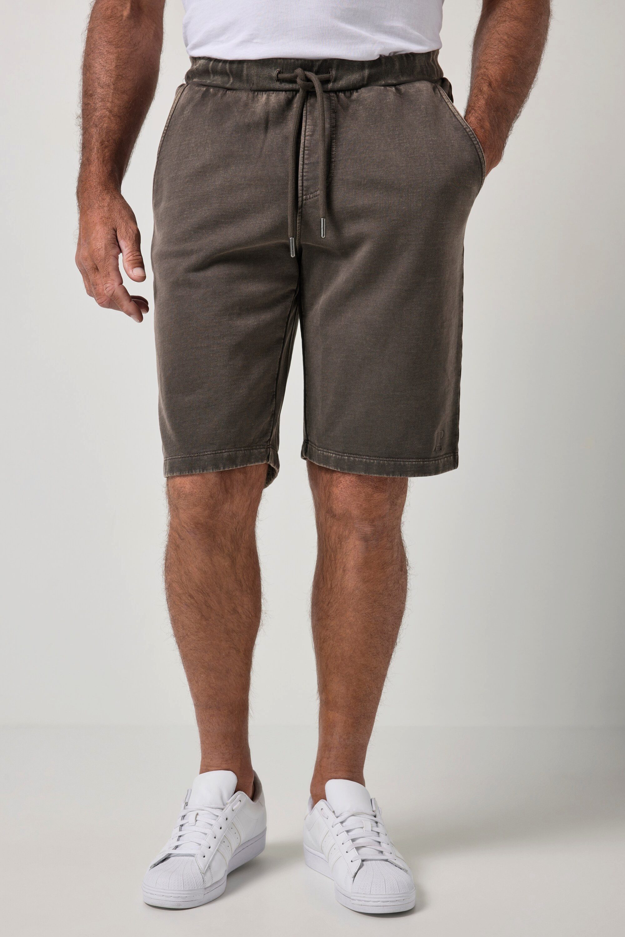 Bermudas Sweat-Bermuda Elastikbund Vintage Look