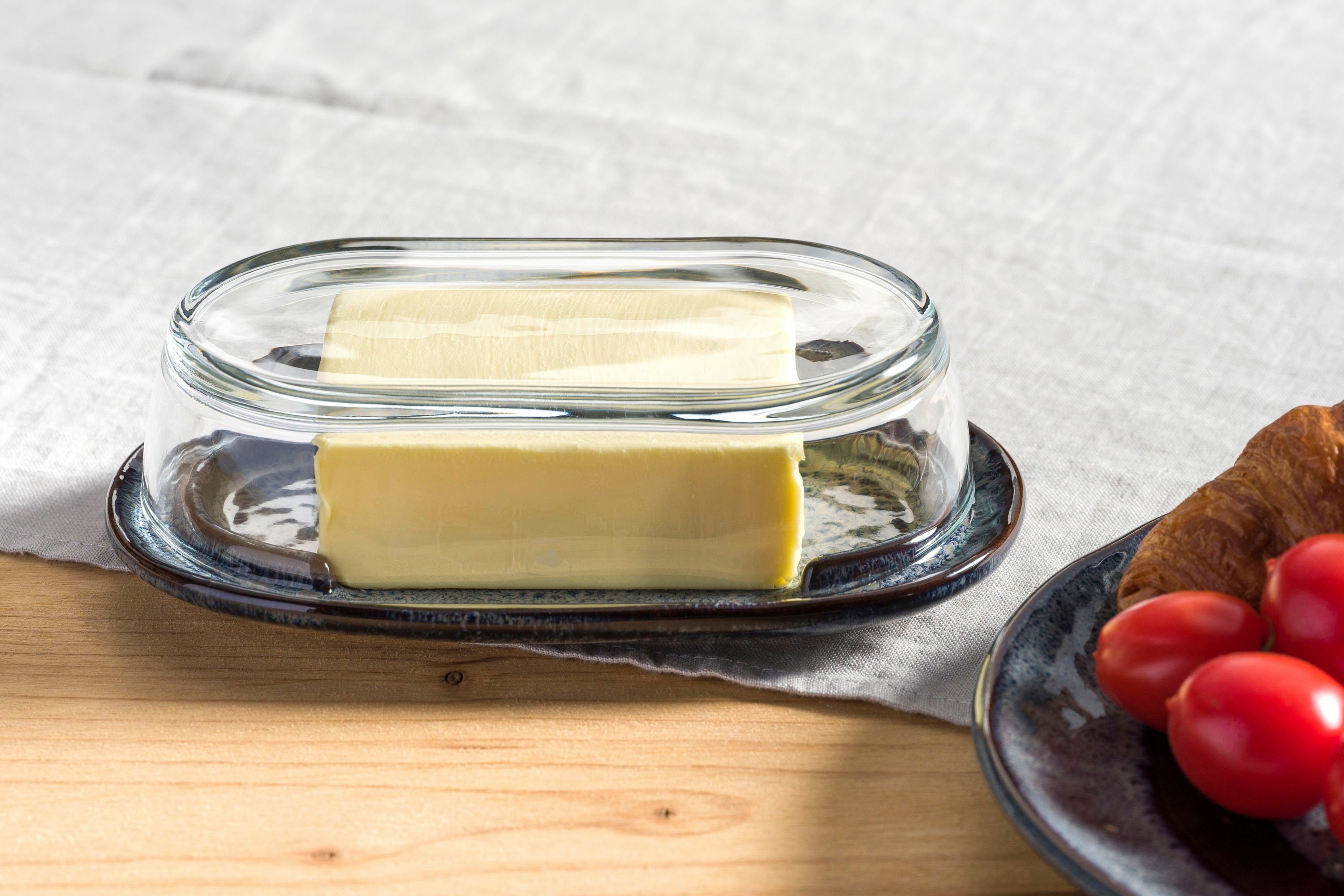 LEONARDO Butterdose MATERA, Glas, Keramik, (1-tlg)