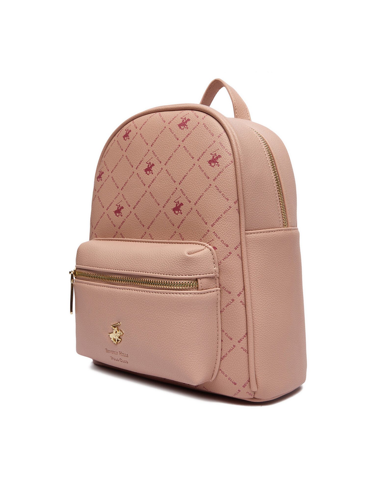 BEVERLY HILLS POLO CLUB Freizeitrucksack Beverly Hills Polo Club Damen-Rucksack Pink BEVERLY HILLS POLO CLUB-CE