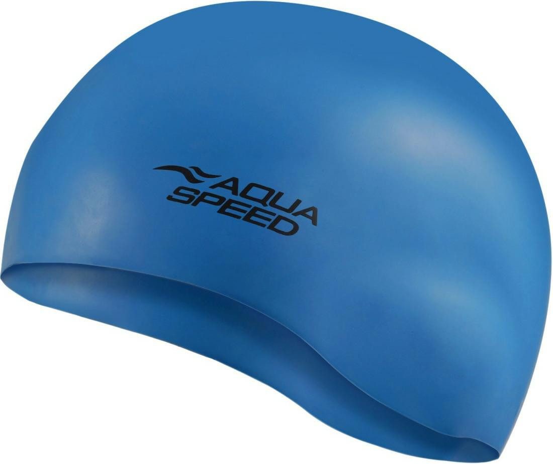 Aqua Speed Badekappe Einfarbige Bademütze Silikonmaterial Perfekt für Pool & Freizeit, Chlorresistent & dehnbar – Für Pool, Wassersport & Sauna