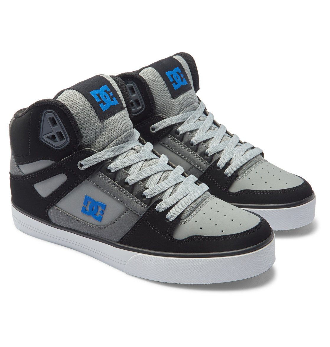 DC Shoes Pure High-Top Sneaker Black/Grey/Blue