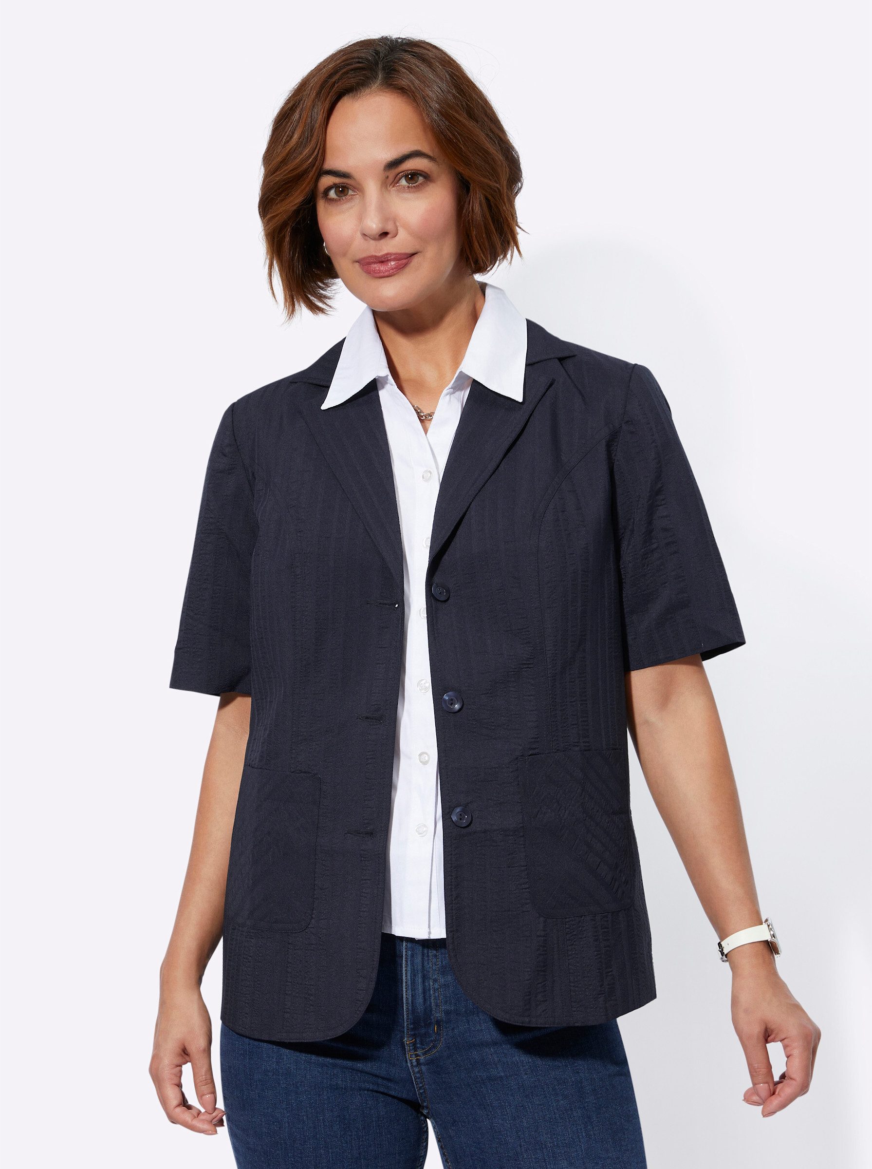 Witt Blusenblazer Blusenblazer Kurzarm günstig online kaufen