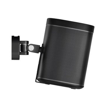 Hama Wandhalterung für Sonos PLAY:1 Lautsprecher, schwarz Voll beweglich Lautsprecher-Wandhalterung, (Neigung +/-: 50 / 50)